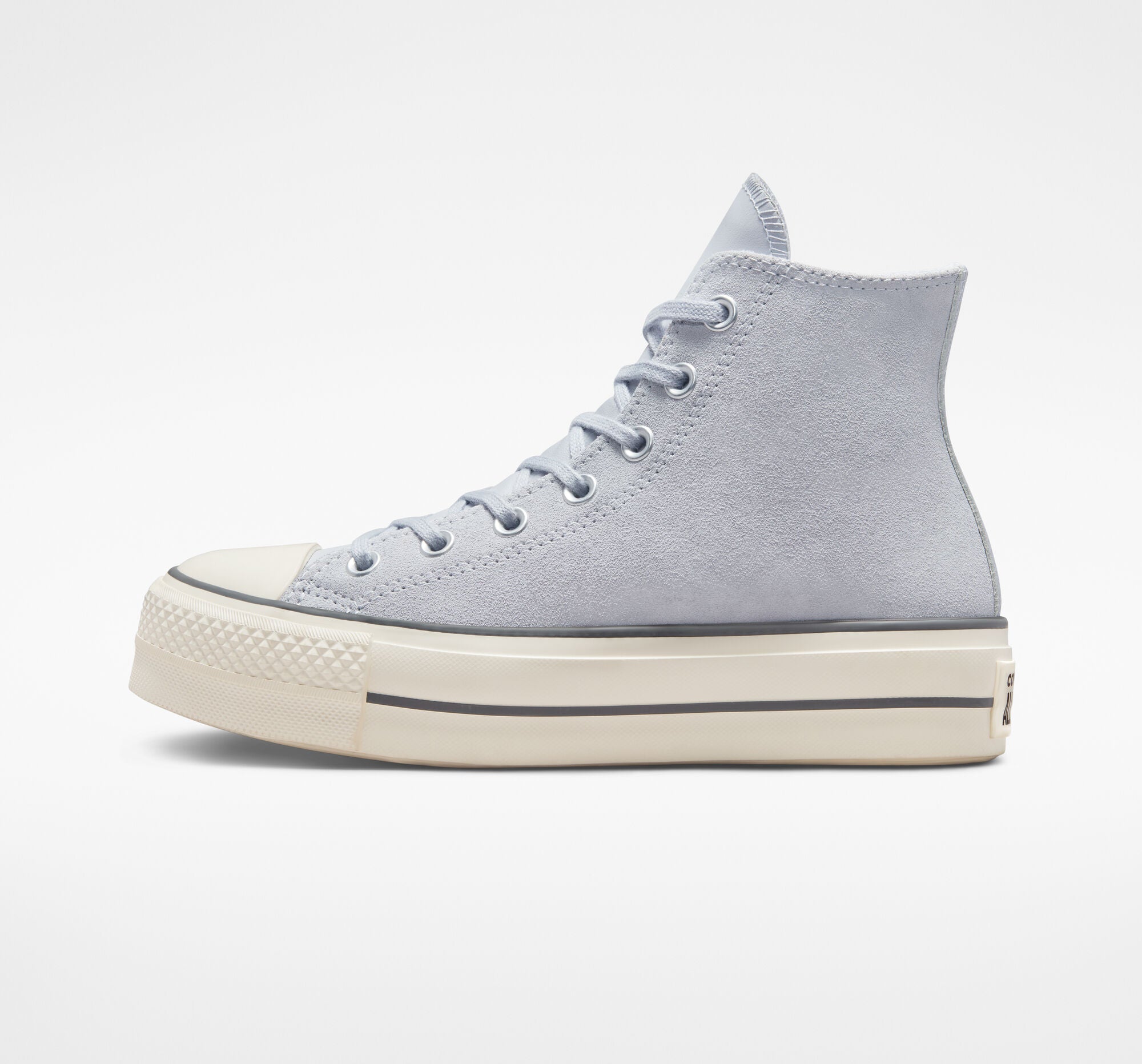 Women's Converse Chuck Taylor All Star Lift Platform Suede Gravel
