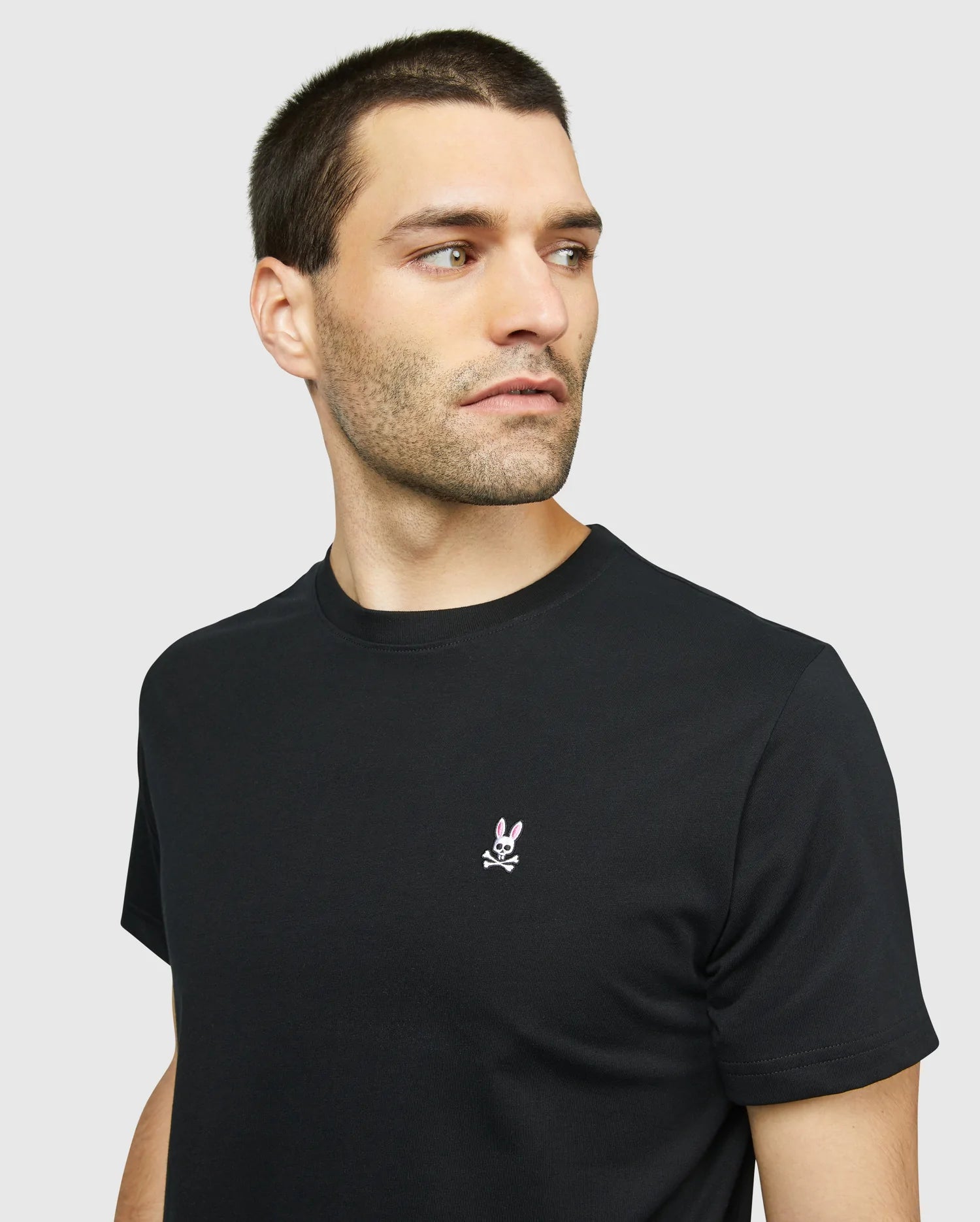 Men's Psycho Bunny Classic Crew Neck Tee Black