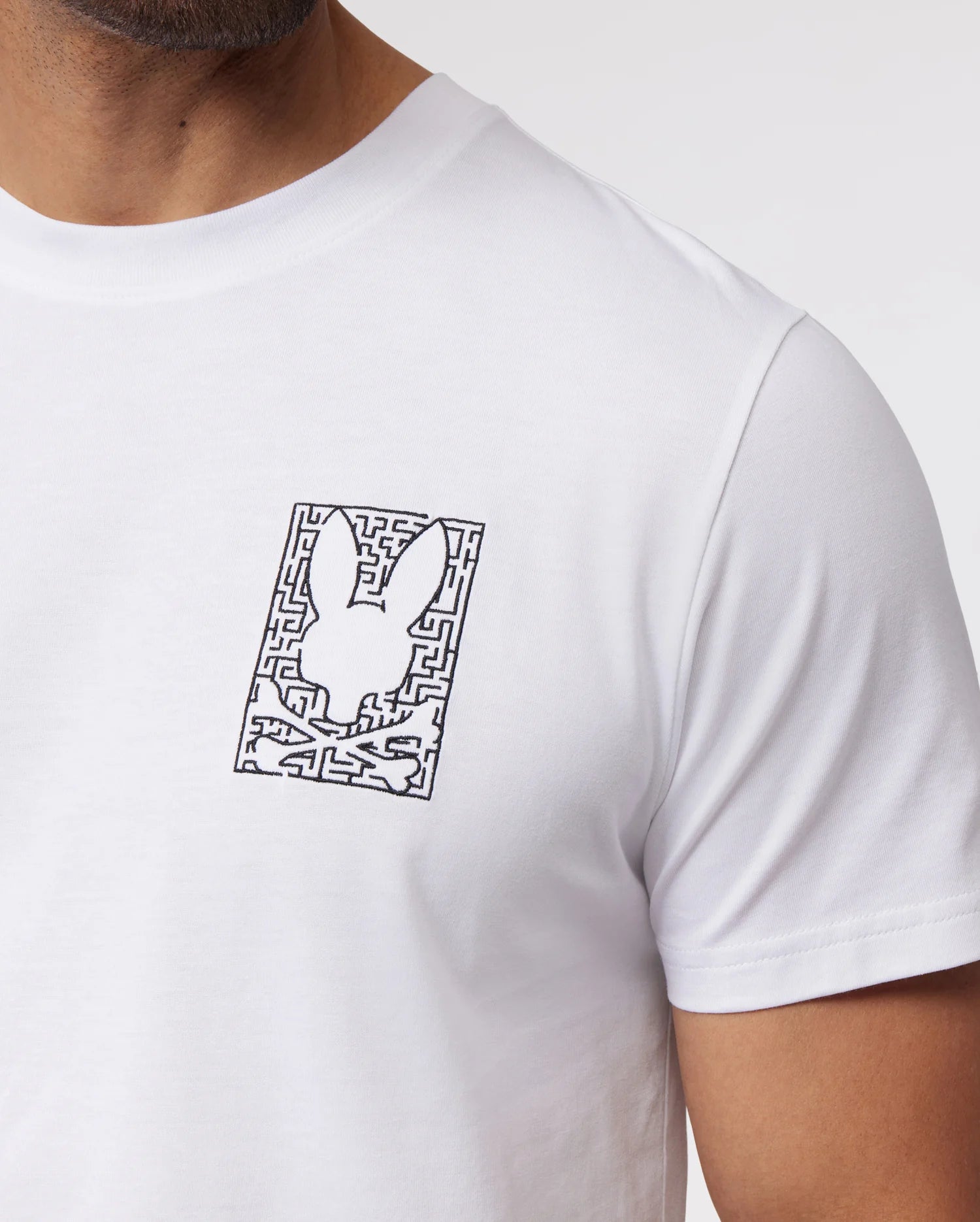 Men's Psycho Bunny Pisani Graphic Tee White