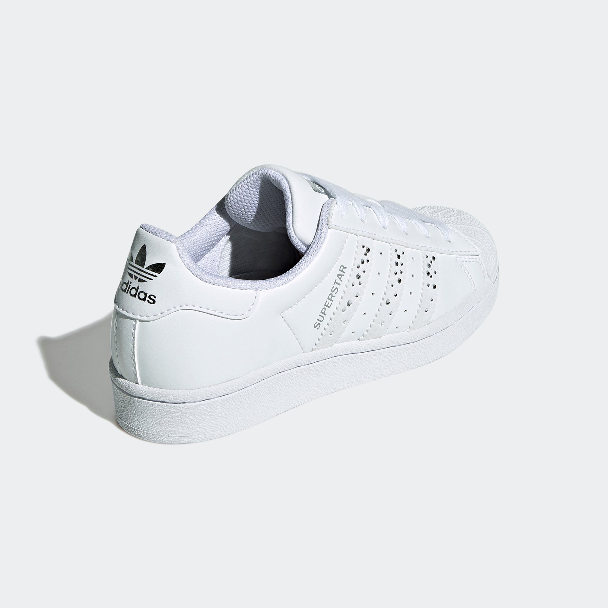 Kids’ adidas Originals Superstar Shoes White Shimmer