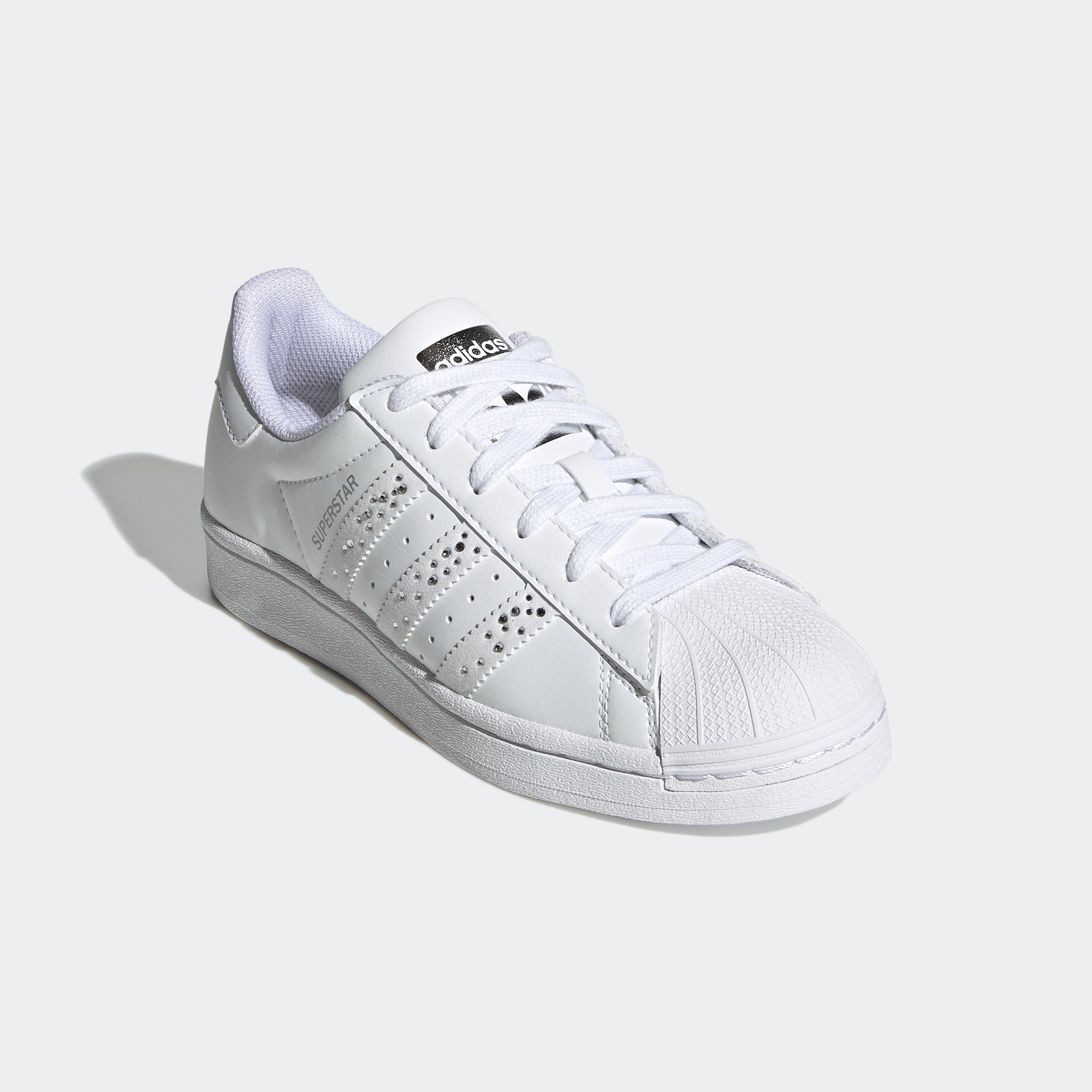Kids’ adidas Originals Superstar Shoes White Shimmer