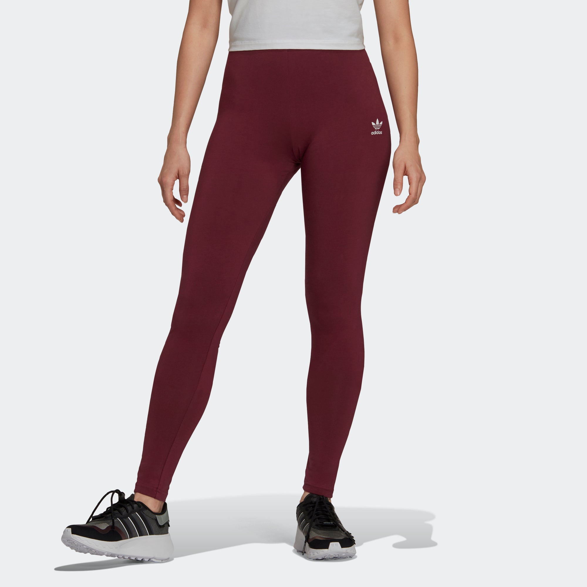 Women’s adidas Originals Loungewear Leggings Victory Crimson