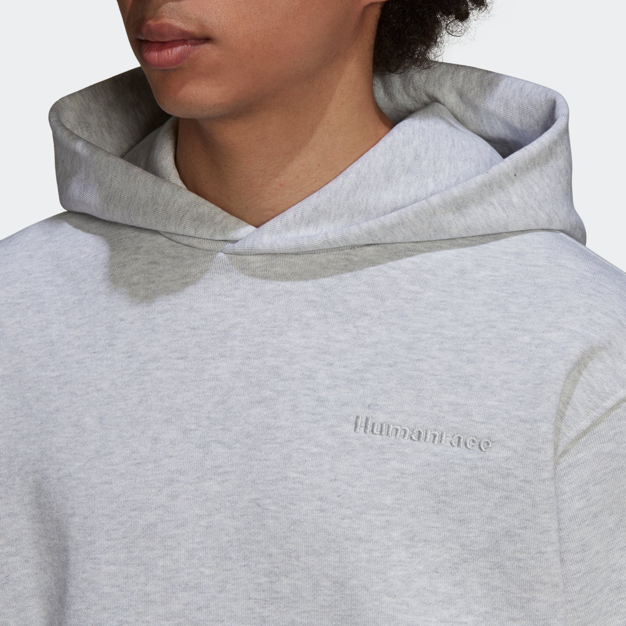 Unisex adidas Originals Pharrell Williams Basics Hoodie Grey