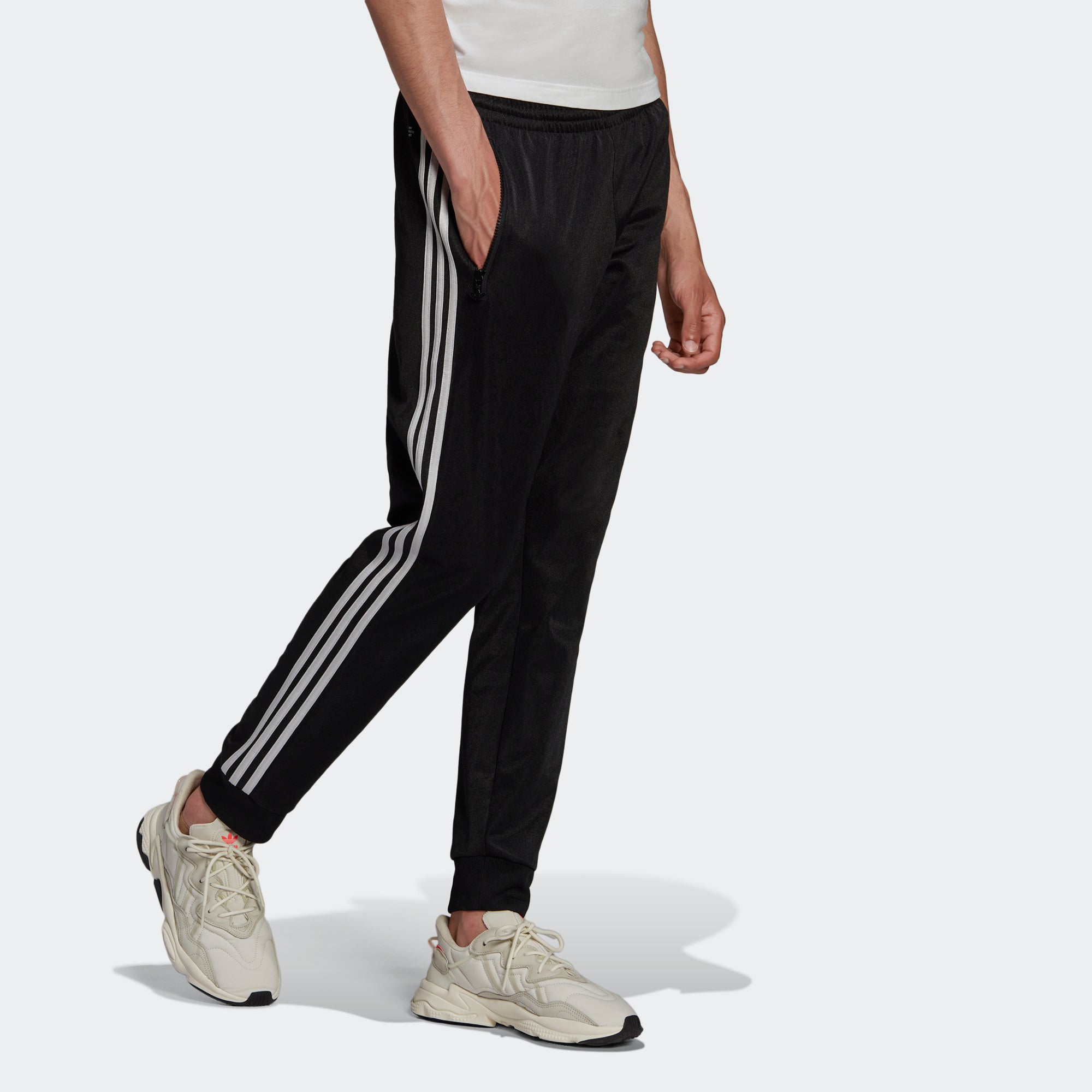 Men's adidas Originals Adicolor Classics SST High-Shine Track Pants Black