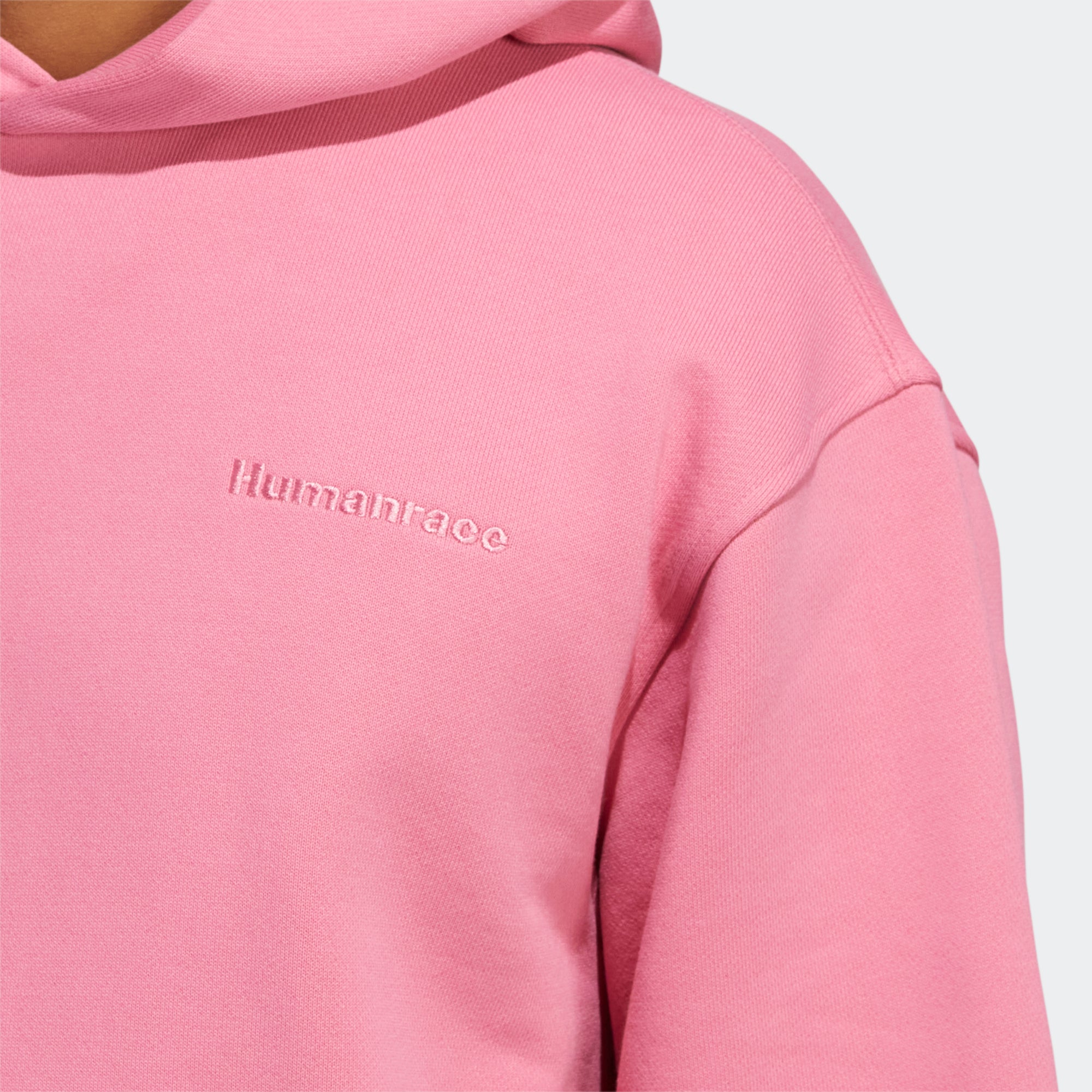 Unisex adidas Originals Pharrell Williams Basics Hoodie Rose Tone
