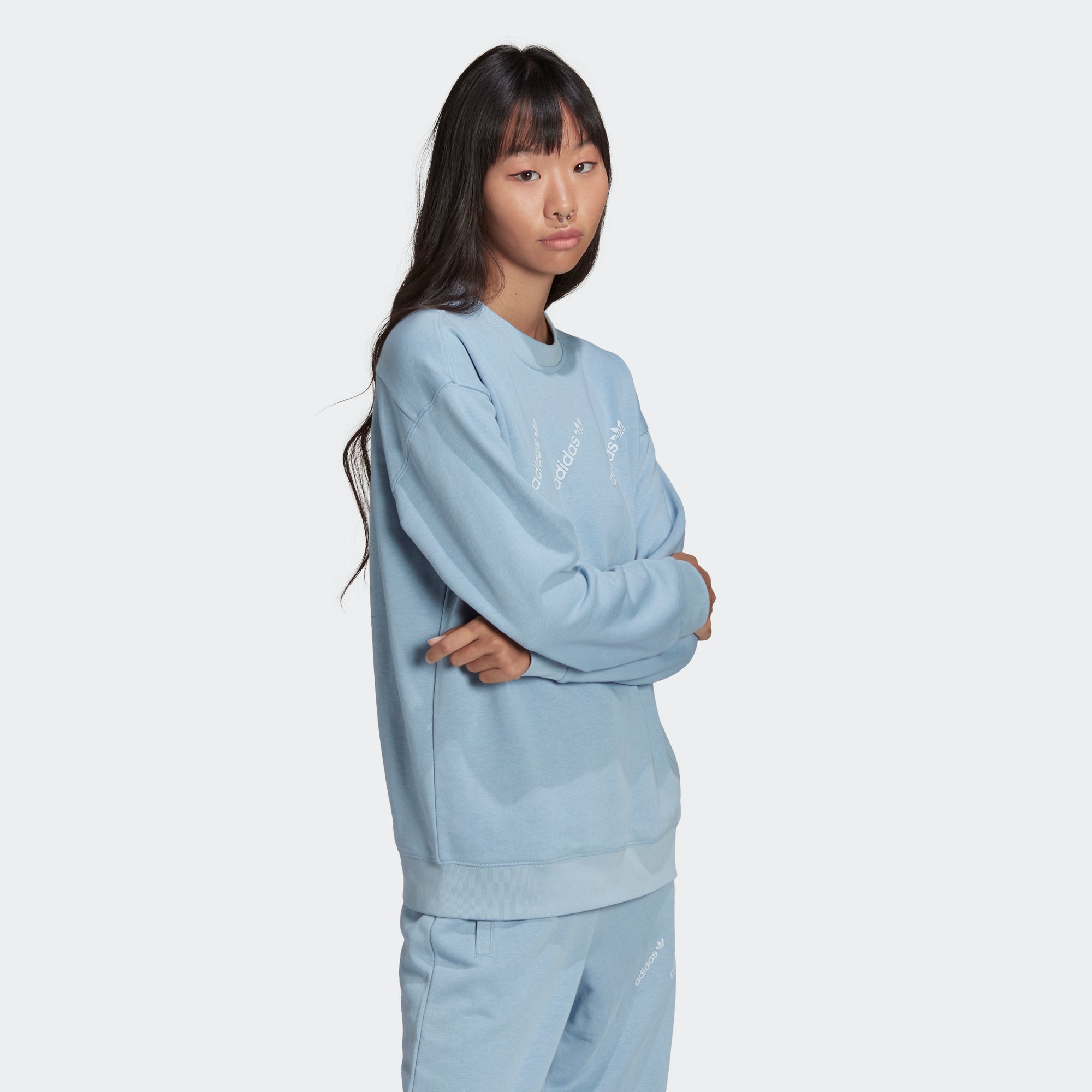 Women's adidas Originals Crew Sweatshirt Ambient Sky