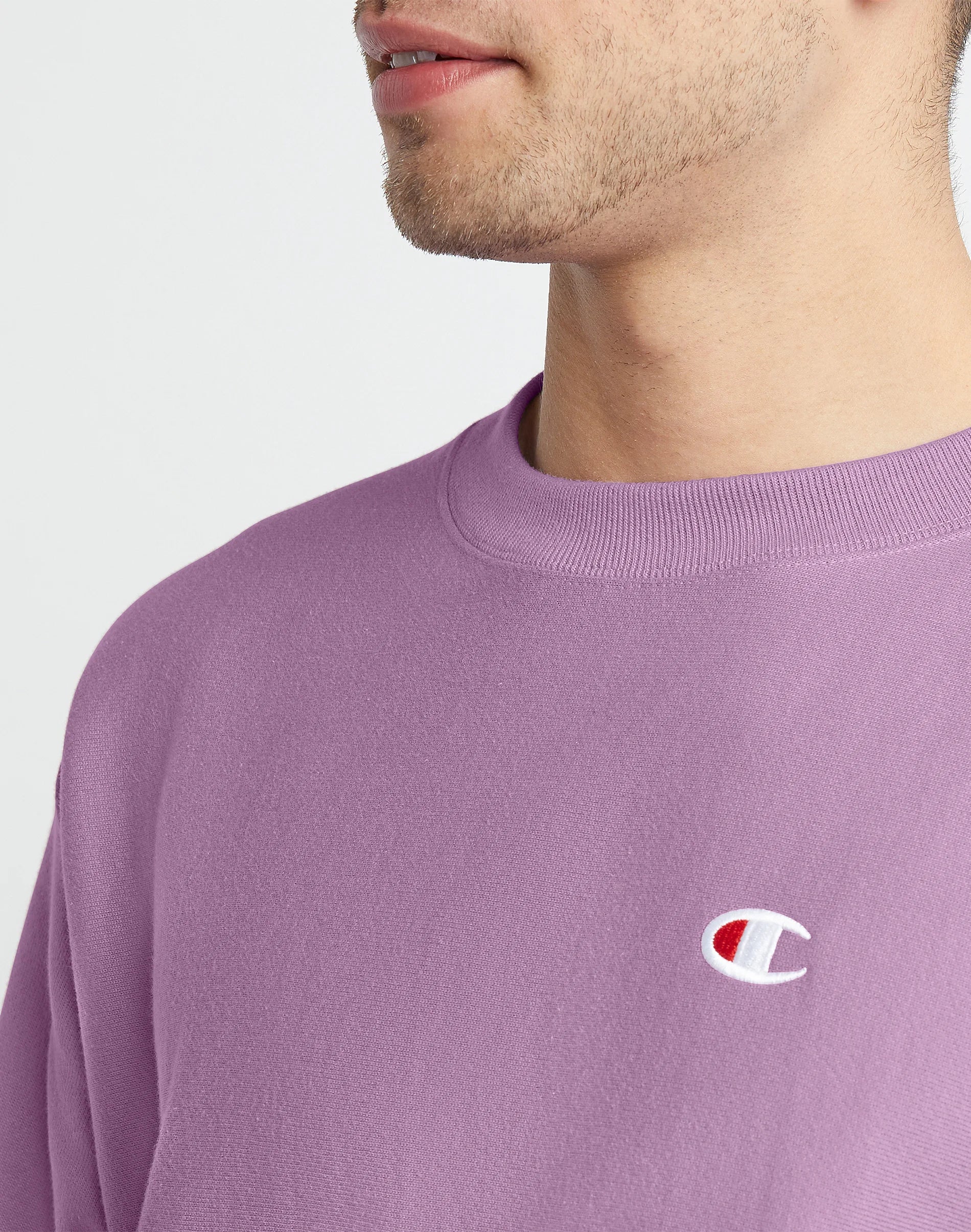 Men's Champion Life Reverse Weave Crew Lavender