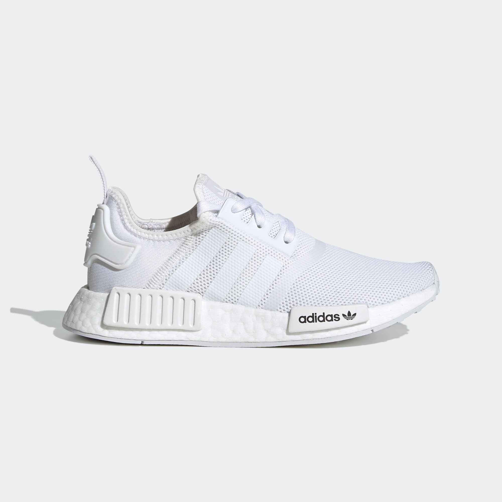 Kid's adidas Originals NMD_R1 Shoes White FW0432 | Chicago City Sports | side view