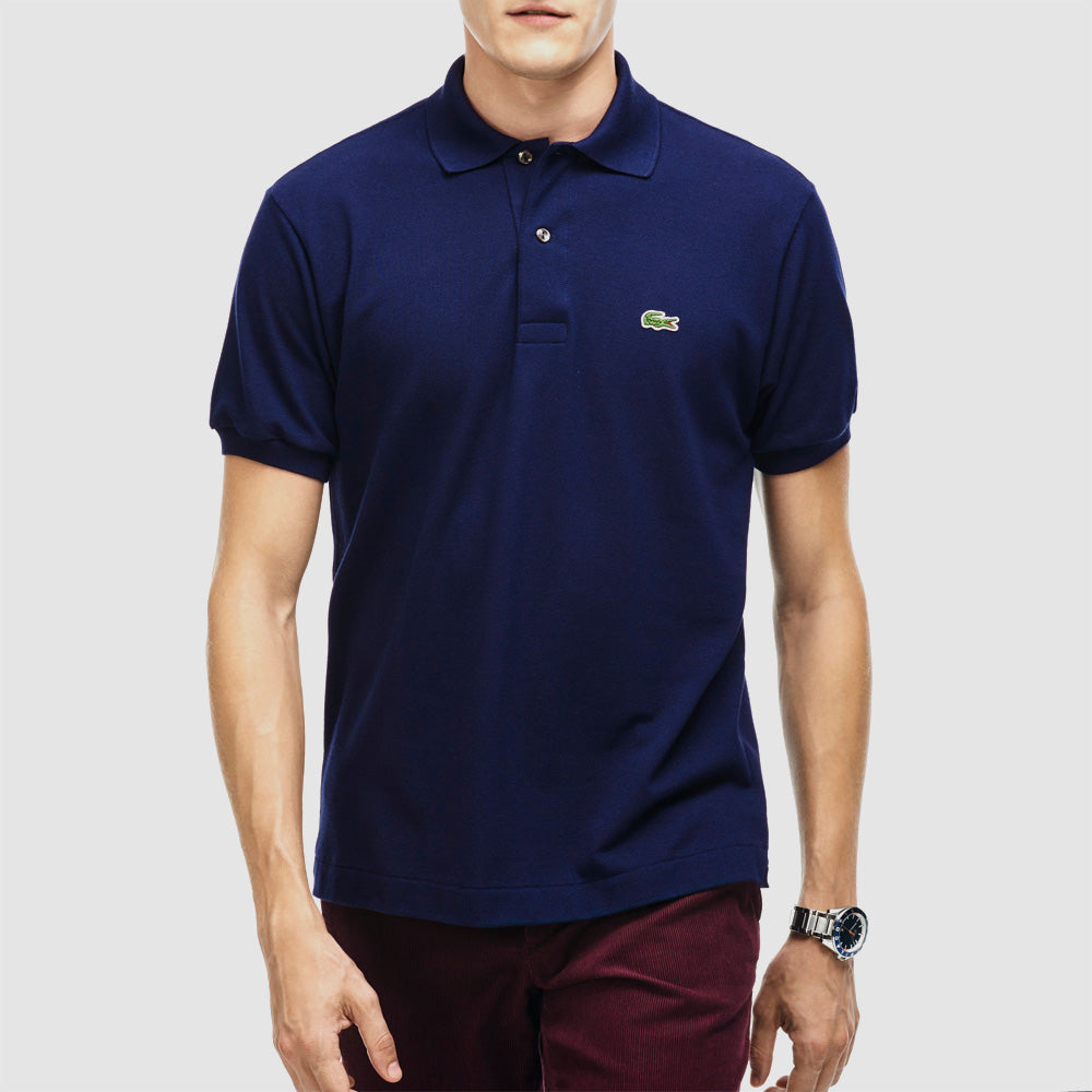Men's Lacoste Classic Piqué Polo Navy Blue