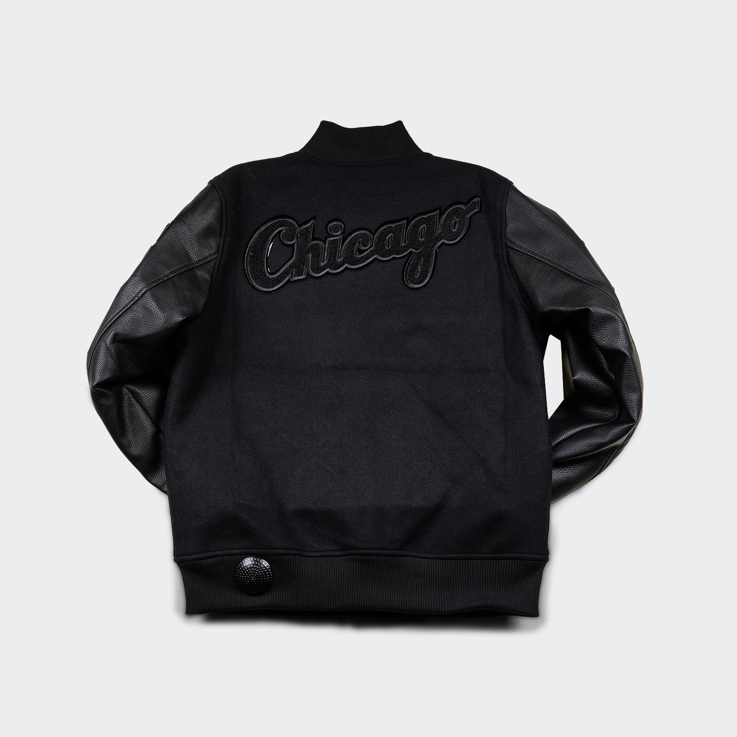 Men’s Pro Standard Chicago White Sox Varsity Jacket Triple Black