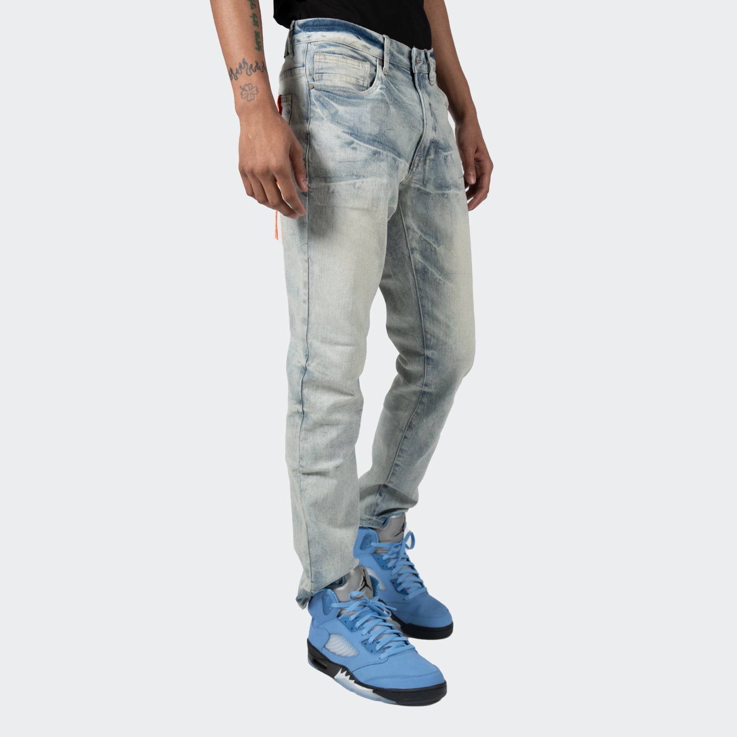 Men's TWO MILL TWENTY "Howard" Essential Clean Jeans Hull Blue