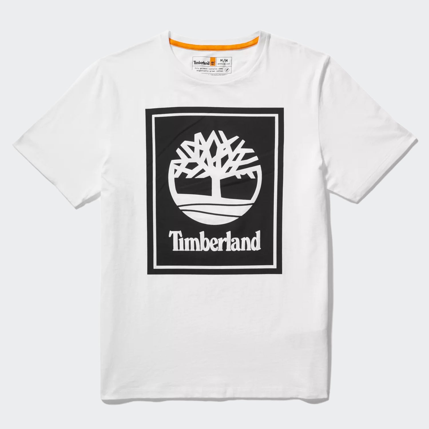 Men's Timberland Short-Sleeve Logo Tee White