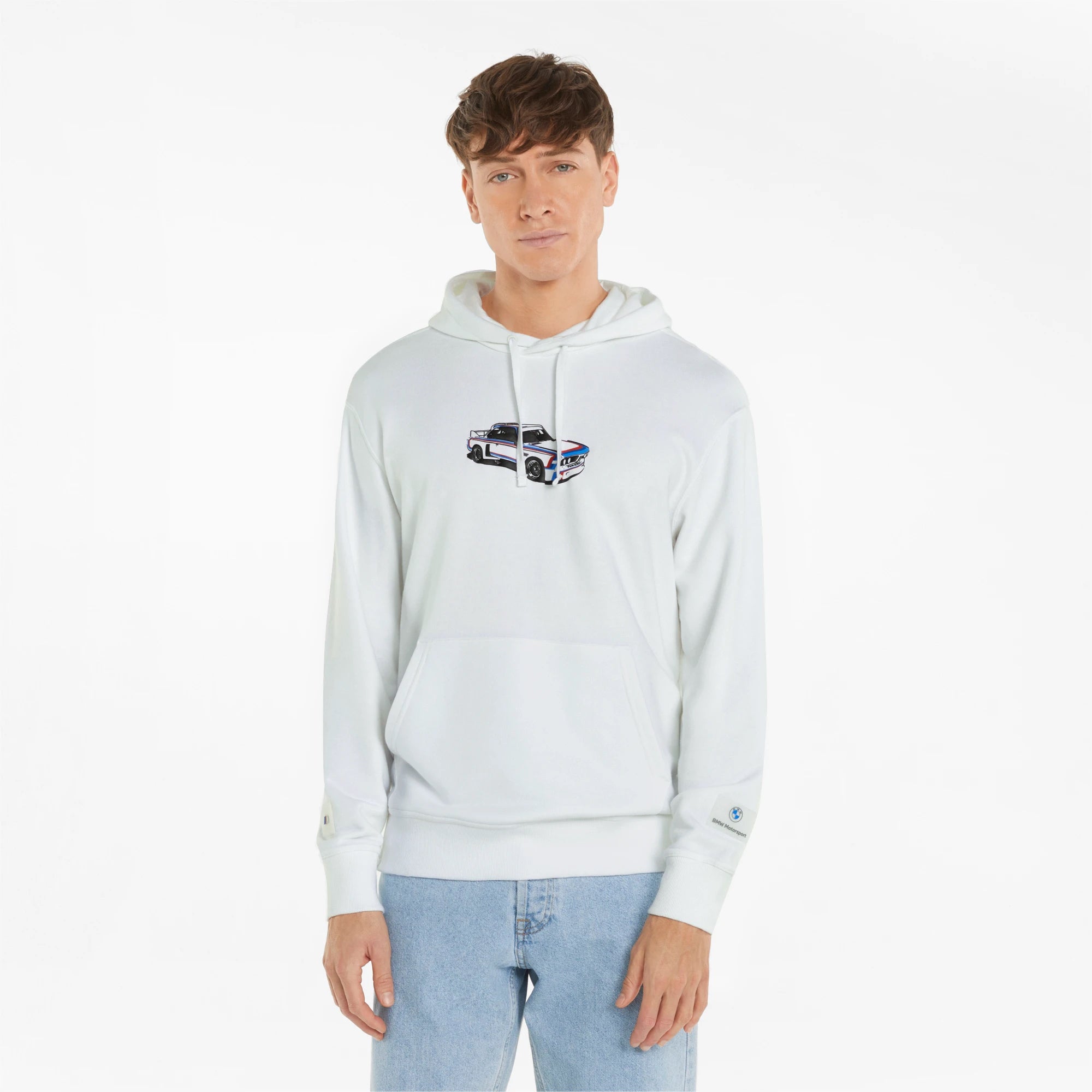 Men's PUMA BMW M Motorsport Statement Hoodie White