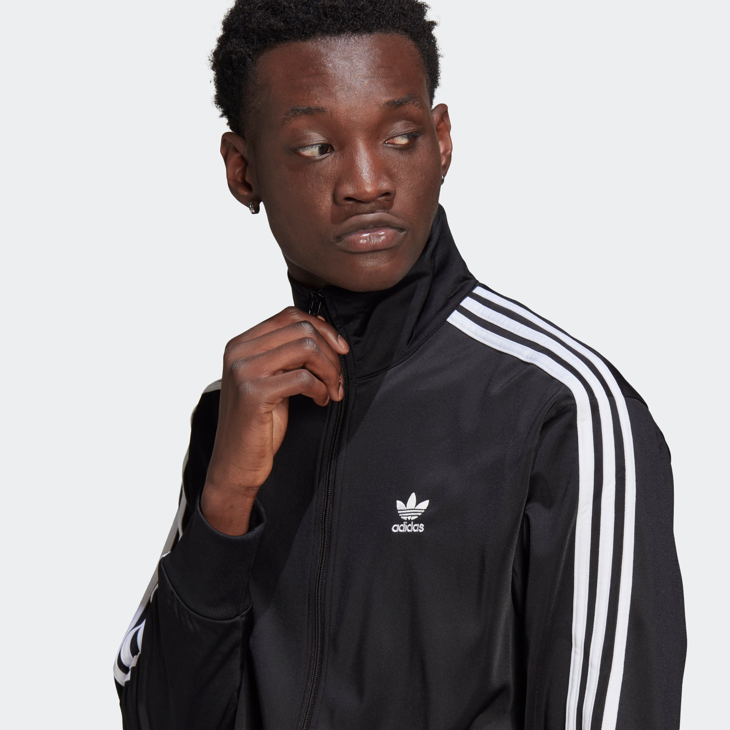Men's adidas Originals Adicolor Classics Firebird Track Jacket Black