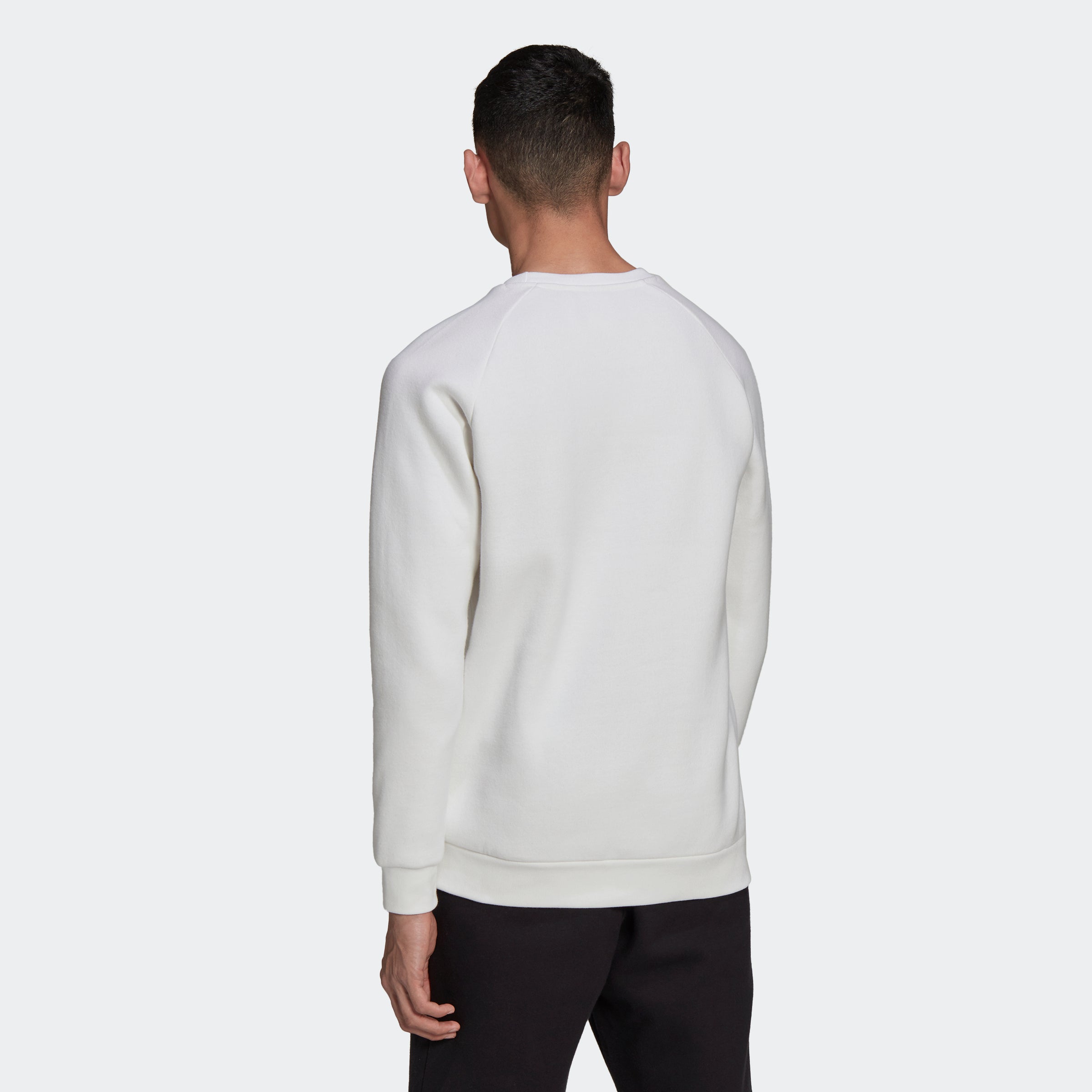 Men’s adidas Originals Adicolor Essentials Trefoil Crewneck Sweatshirt White