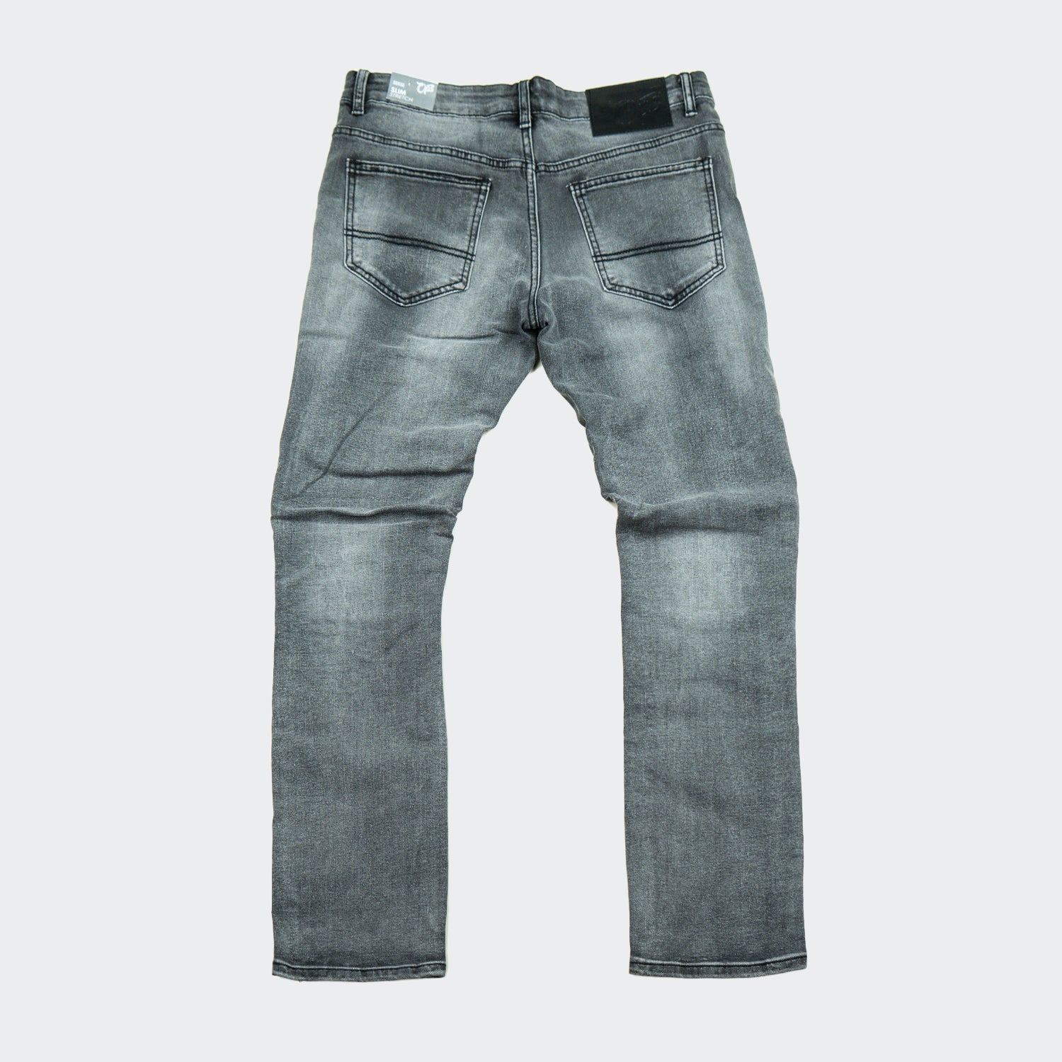 Men's OPS Slim Stretch Denim Jeans Washed Black