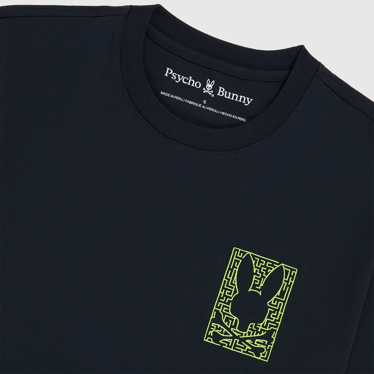 Men's Psycho Bunny Pisani Graphic Tee Navy