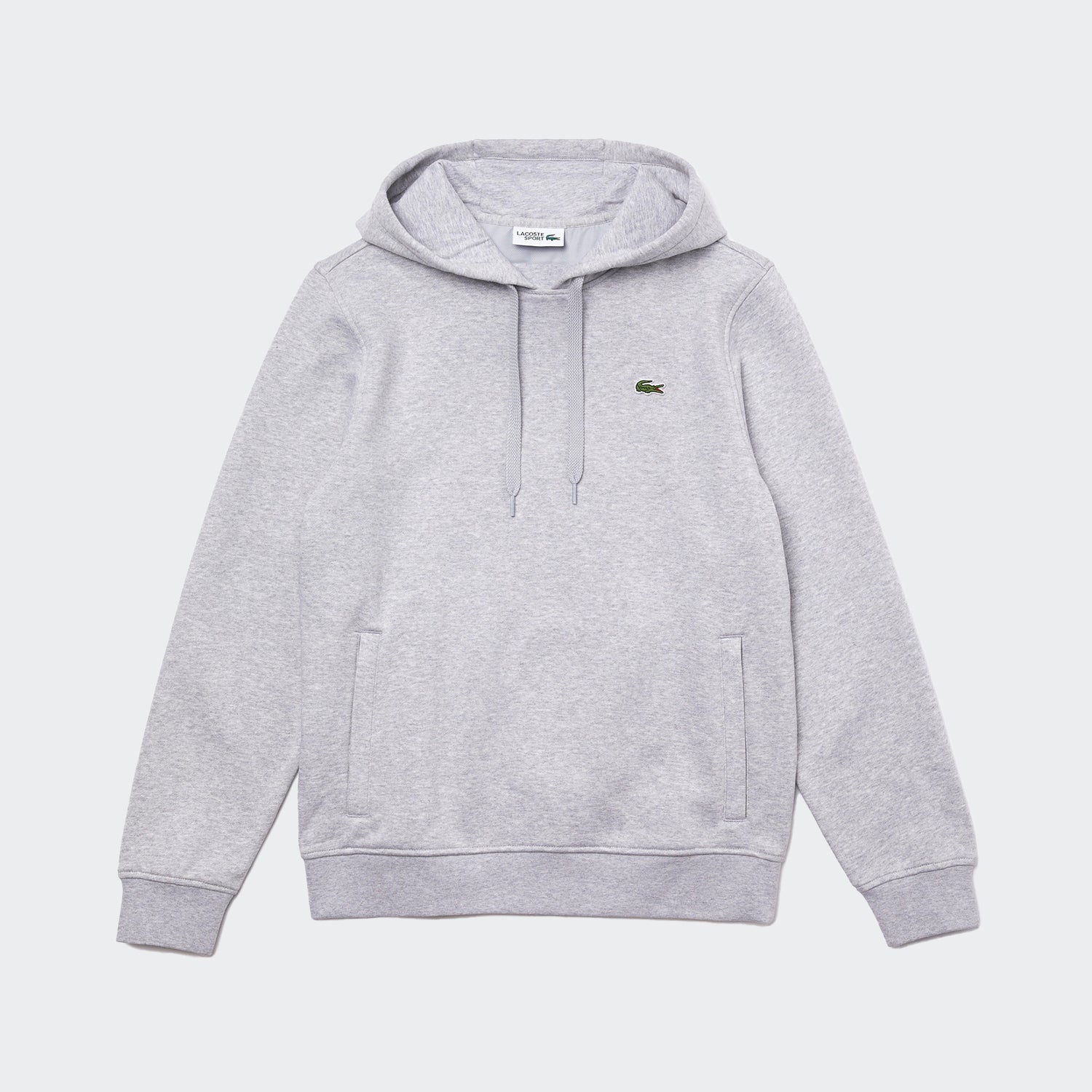 Men's Lacoste SPORT Fleece Hoodie Grey