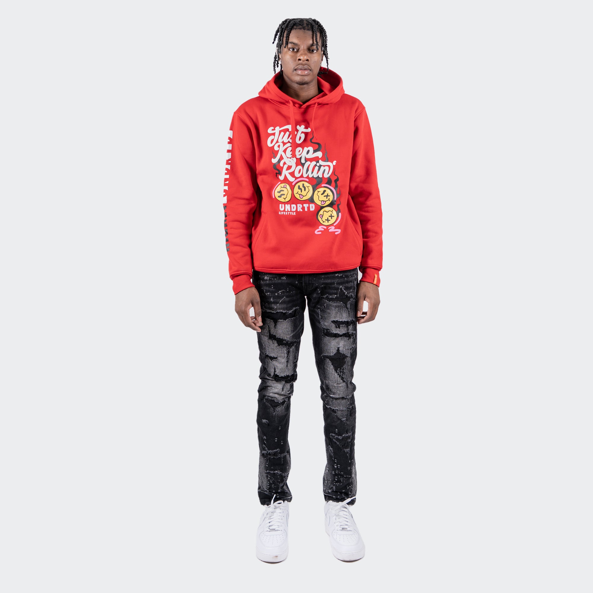 Men's TWO MILL TWENTY "Touhy" White Paint Splatter Rip & Repair Skinny Fit Urban Denim Jeans Dusty Black