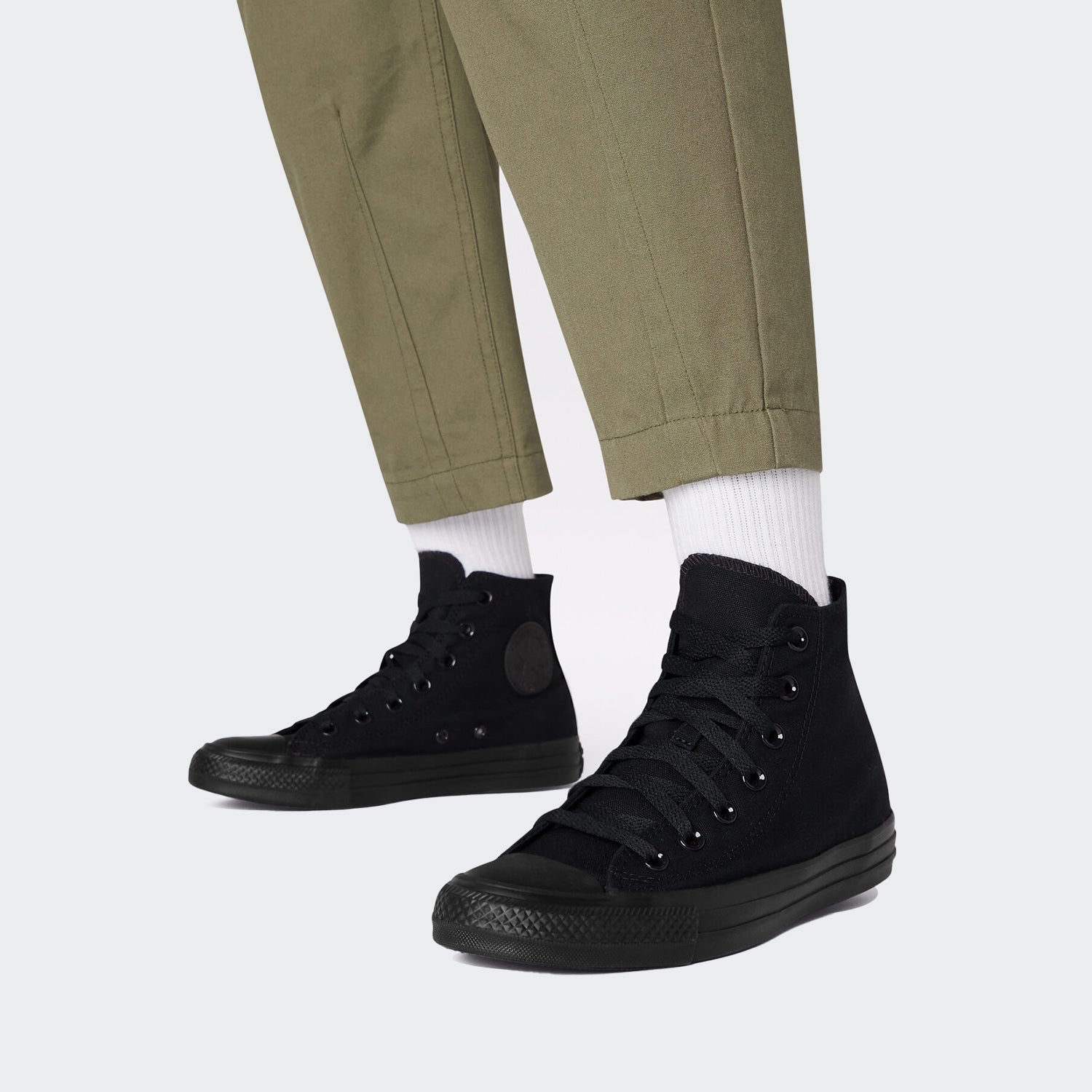 Unisex Converse Chuck Taylor All Star High Top Shoe Black Monochrome