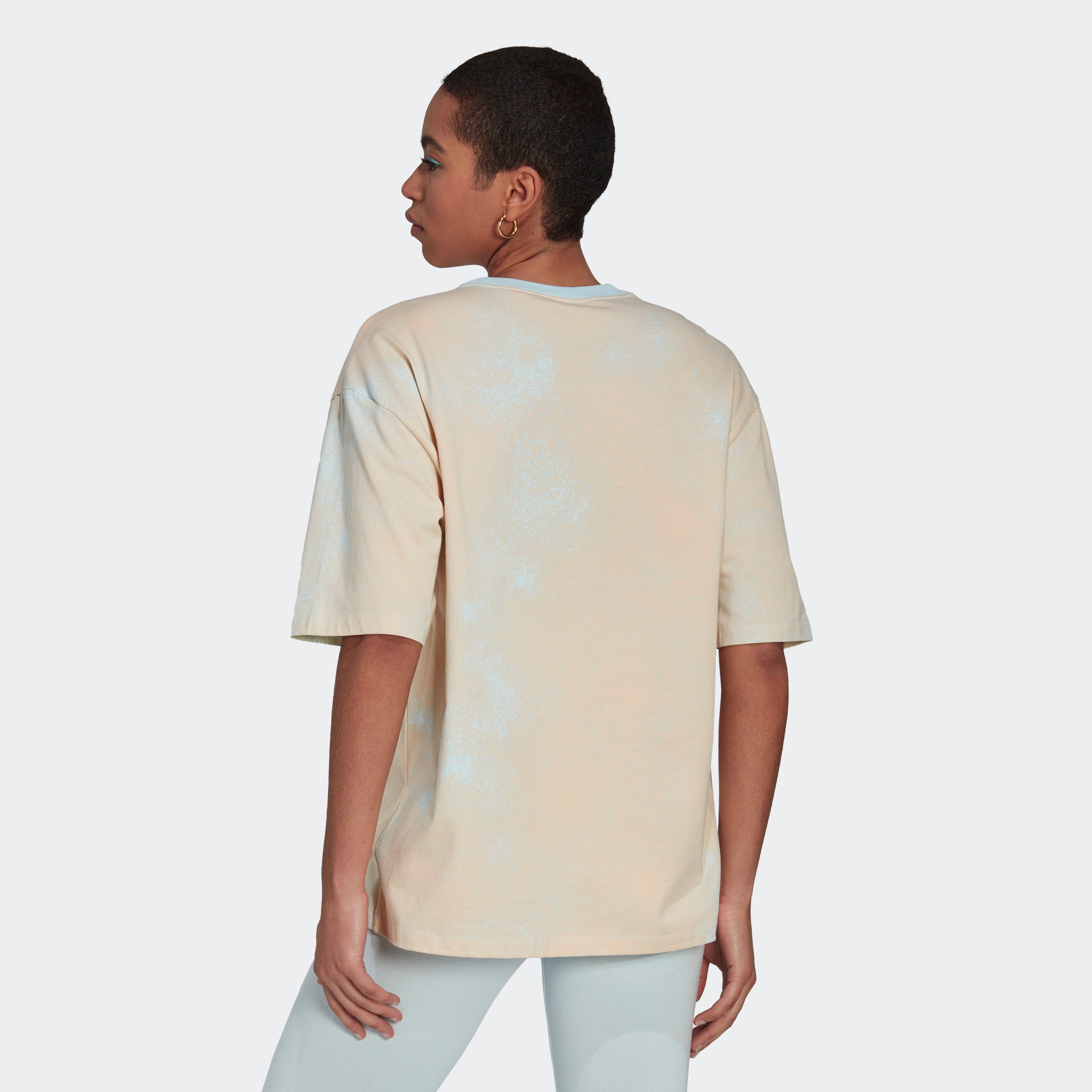 Women's adidas Originals Allover Print Tee Almost Blue