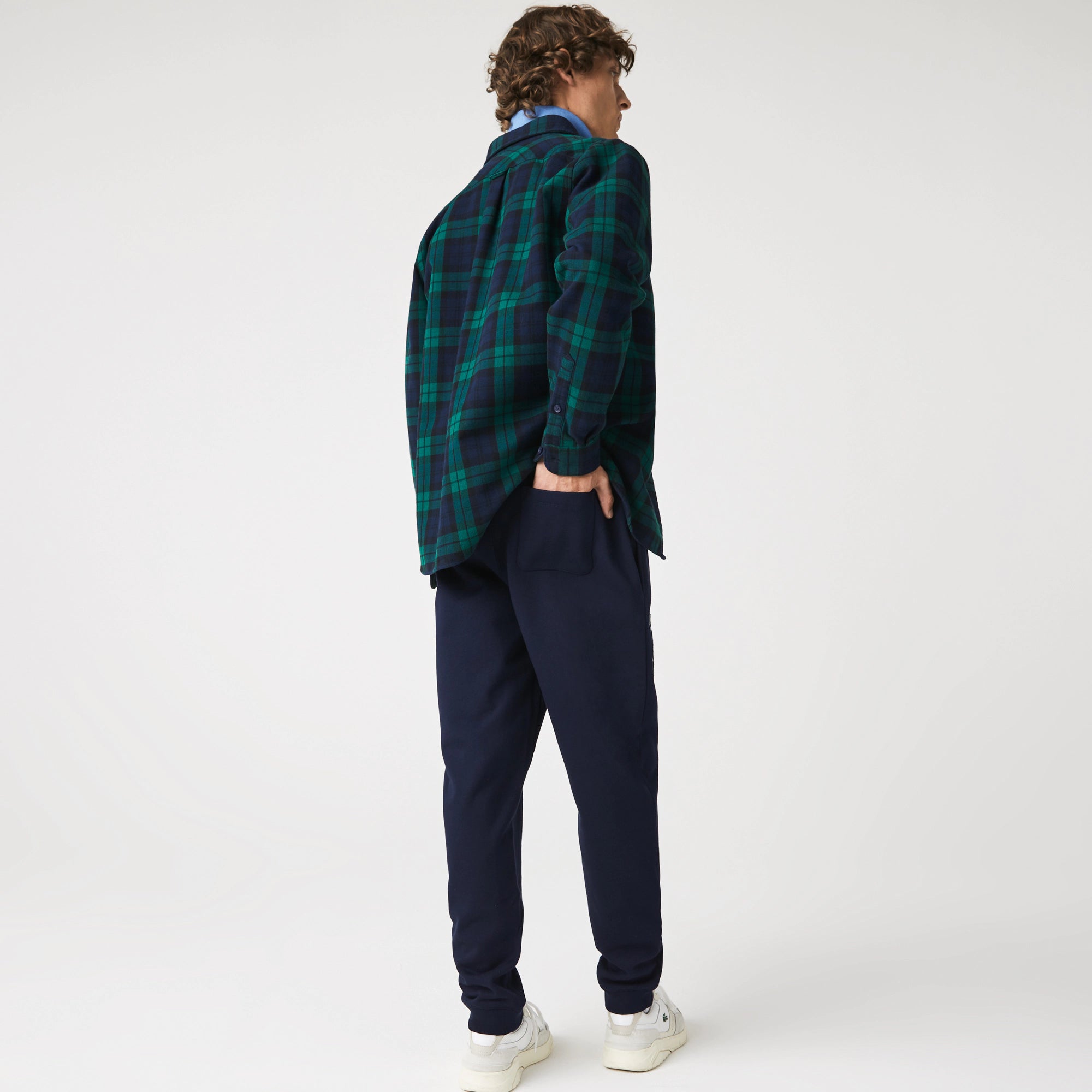 Men's Lacoste Pennants Fleece Pants Navy