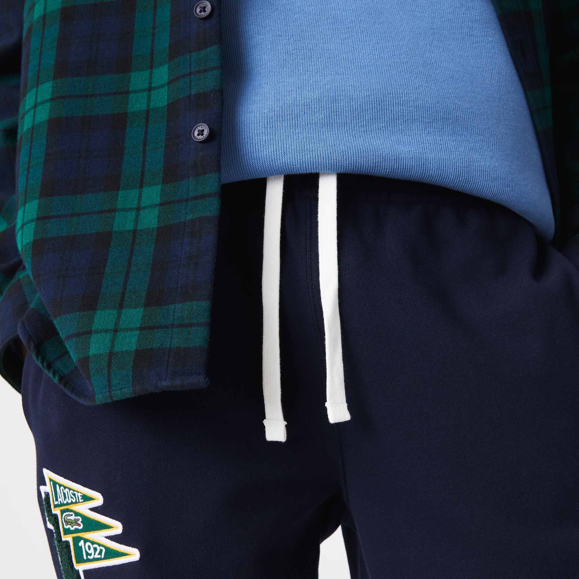 Men's Lacoste Pennants Fleece Pants Navy
