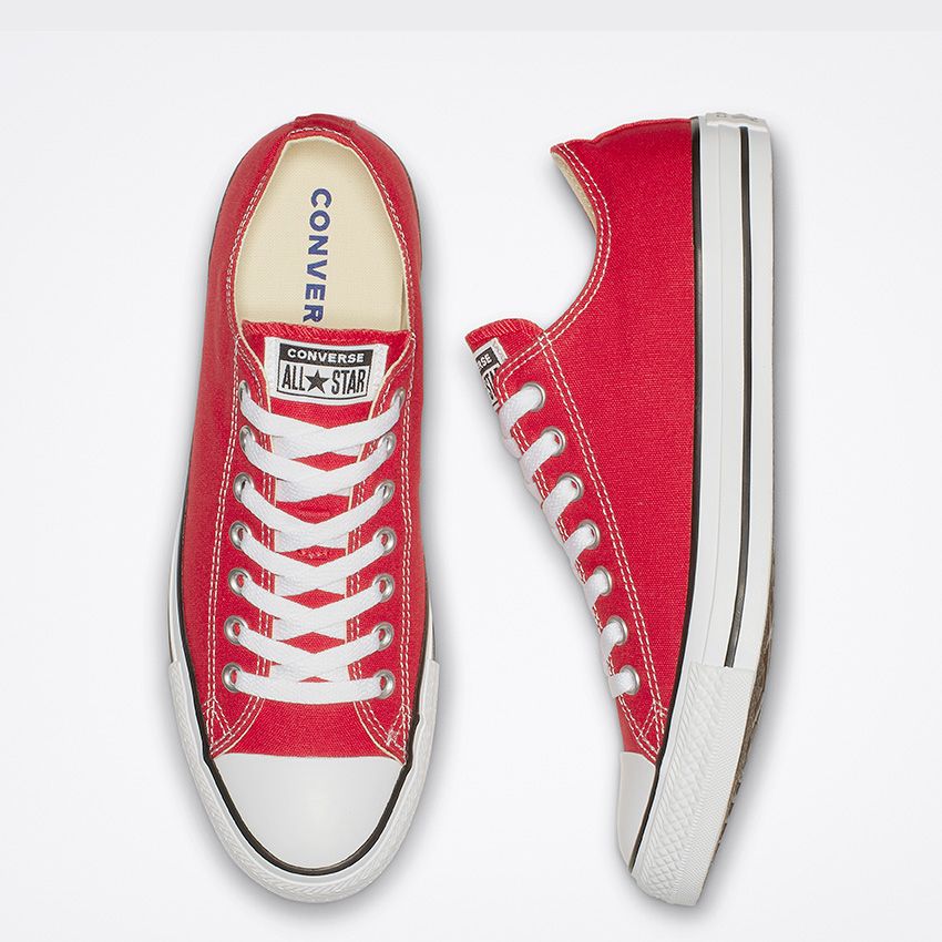 Unisex Converse Chuck Taylor All Star Low Top Shoes Red