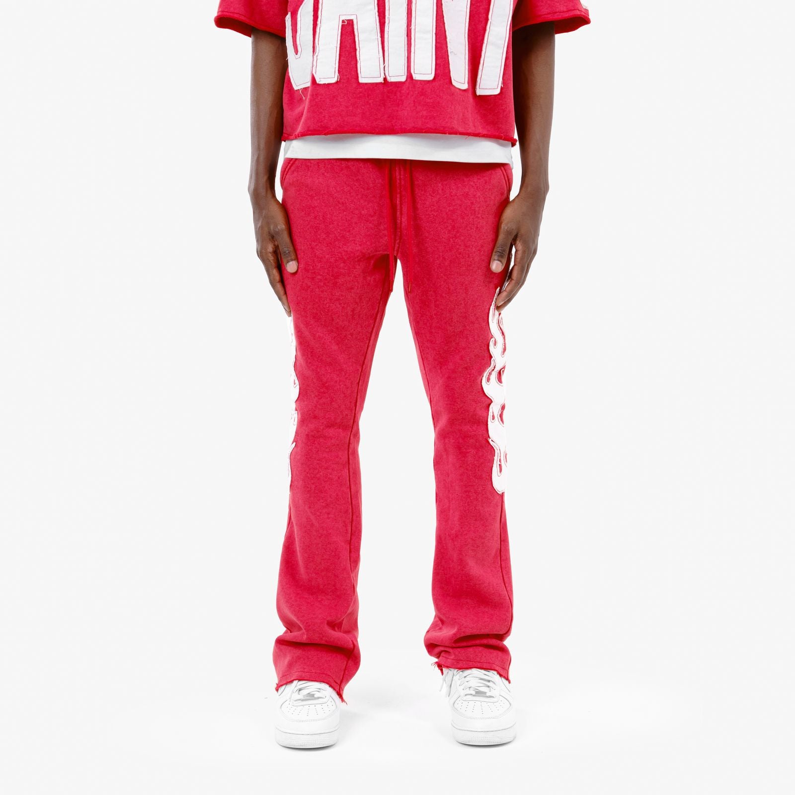 Men's Copper Rivet Saints Pants Red