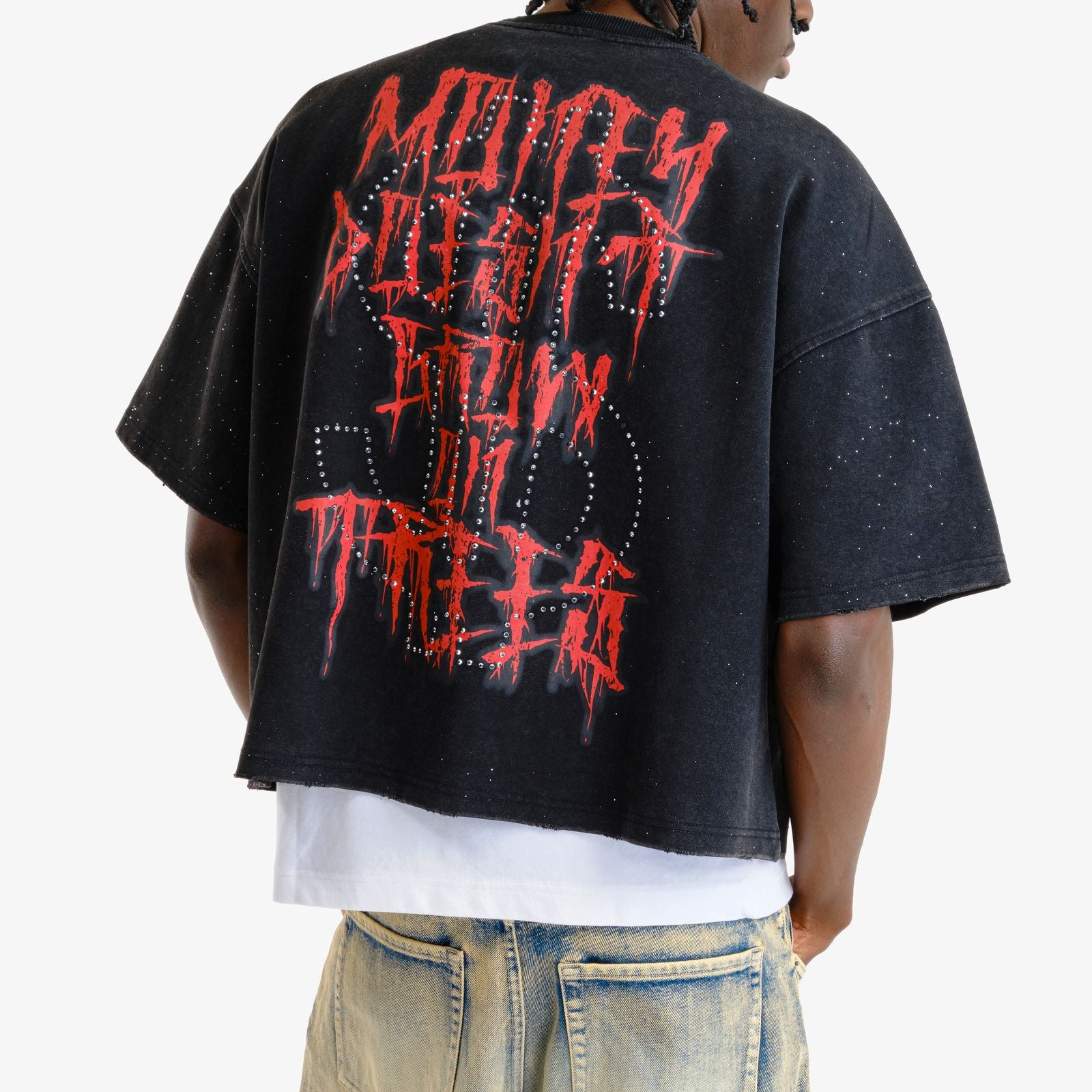 Men's Copper Rivet Money Doesn't Grow On Trees T-Shirt Black