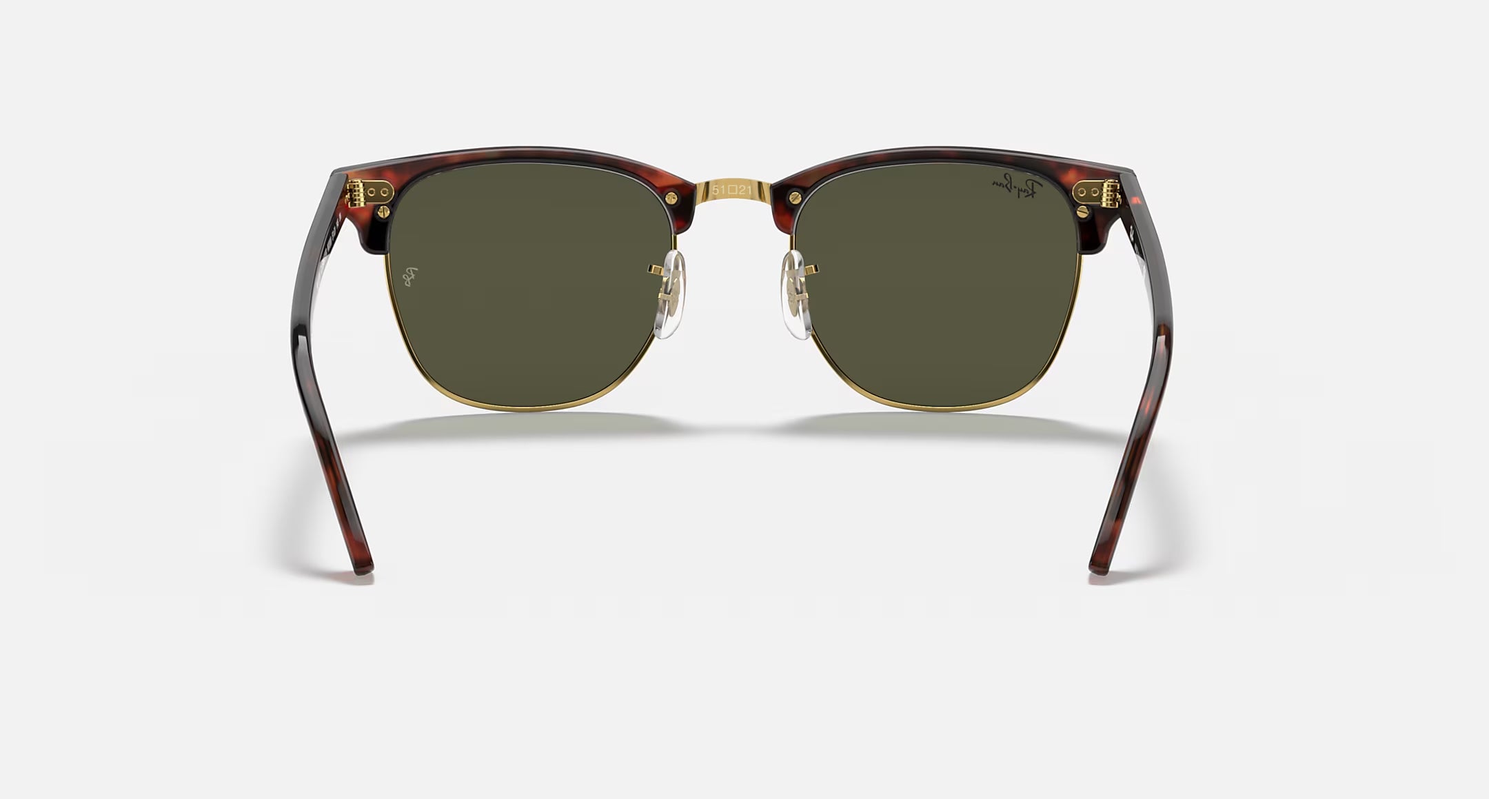 Ray-Ban Clubmaster Classic Sunglasses Polished Tortoise on Gold