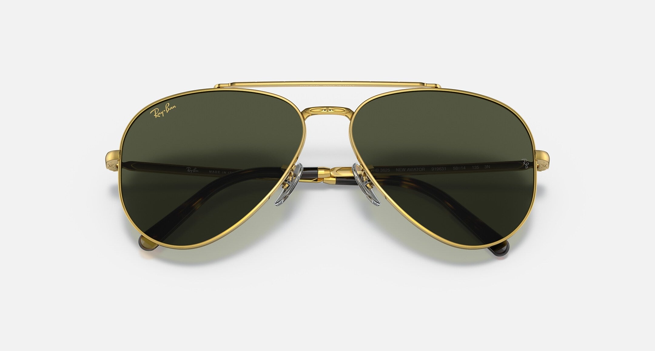 Ray-Ban New Aviator Sunglasses Polished Gold