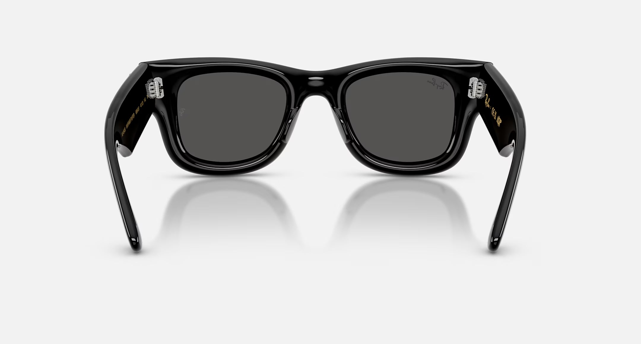 Ray-Ban Wayfarer Puffer Crystal Edition Sunglasses Polished Black & Strass