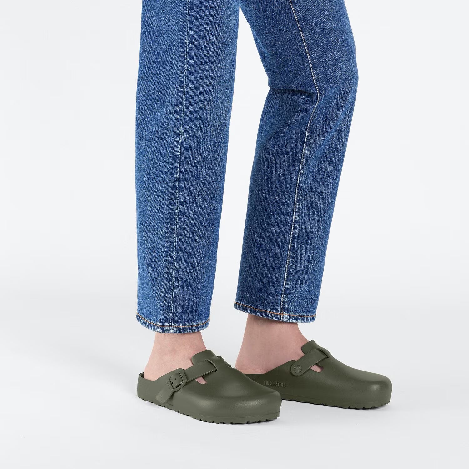 Men's BIRKENSTOCK Boston Essentials EVA Khaki