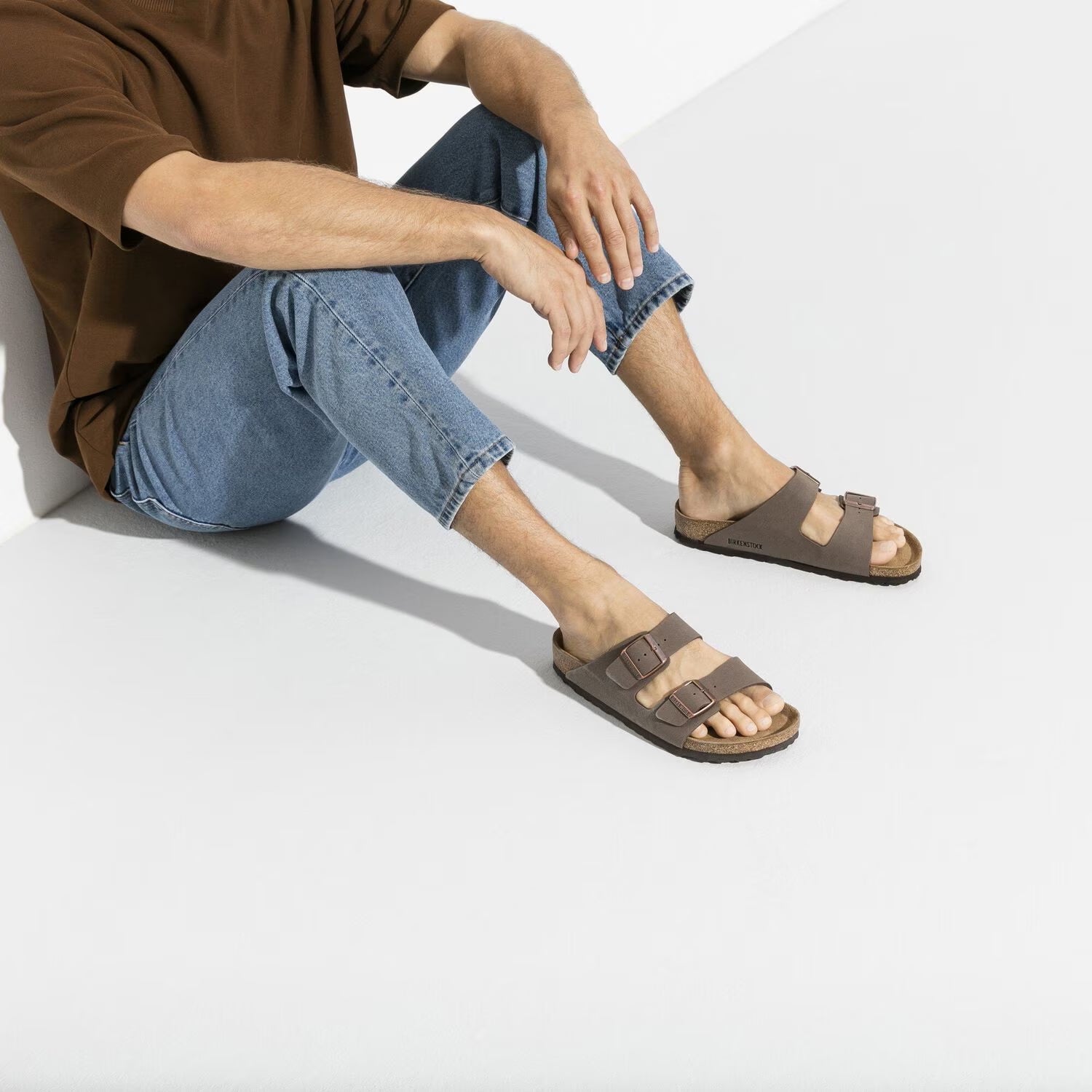 Men's BIRKENSTOCK Arizona Birkubuc Mocha