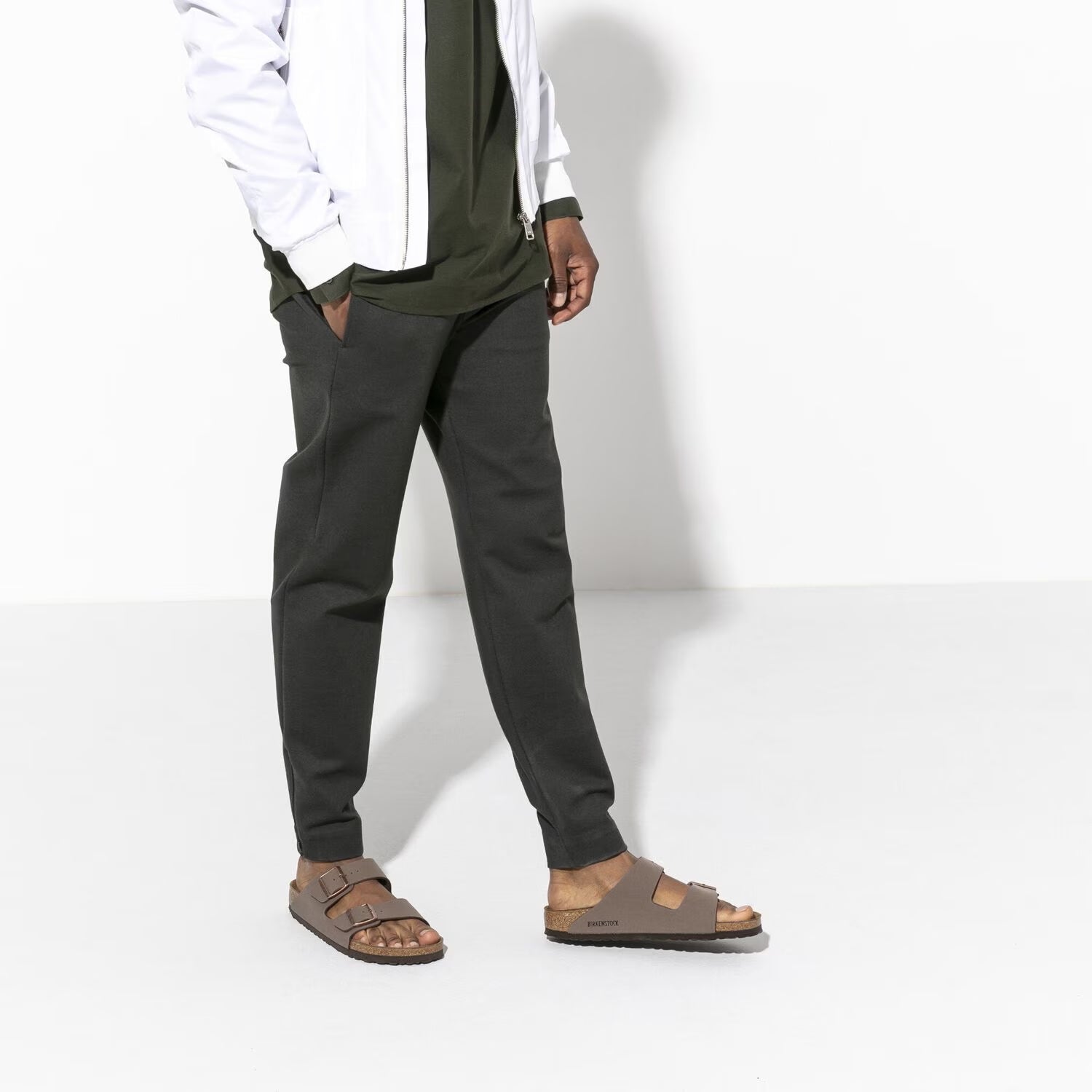 Men's BIRKENSTOCK Arizona Birkubuc Mocha