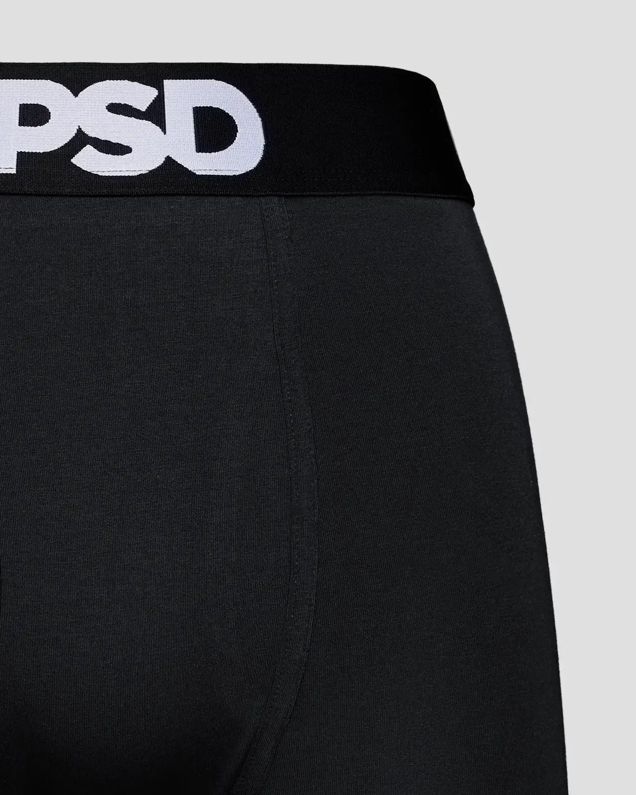 Men's PSD Modal Solid Boxer Briefs Black