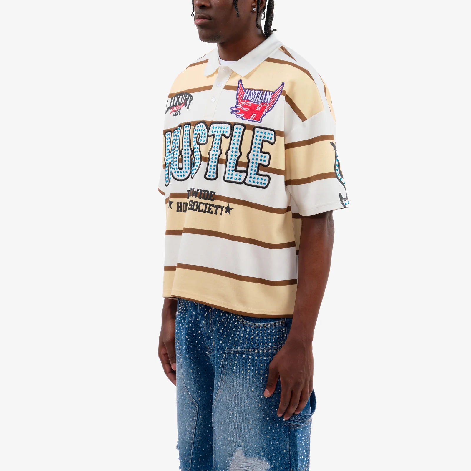 Men's Copper Rivet Hustle Polo Sand