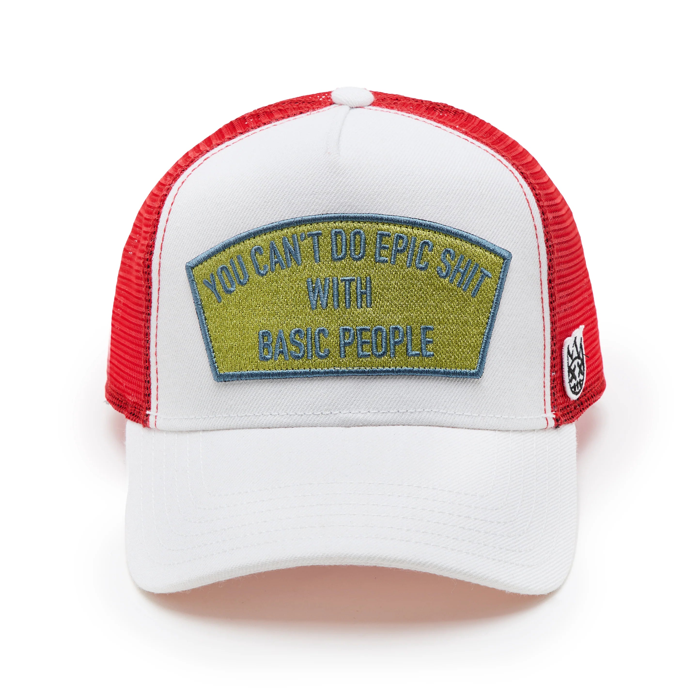 Cult of Individuality Epic Shit Trucker Hat Winter White