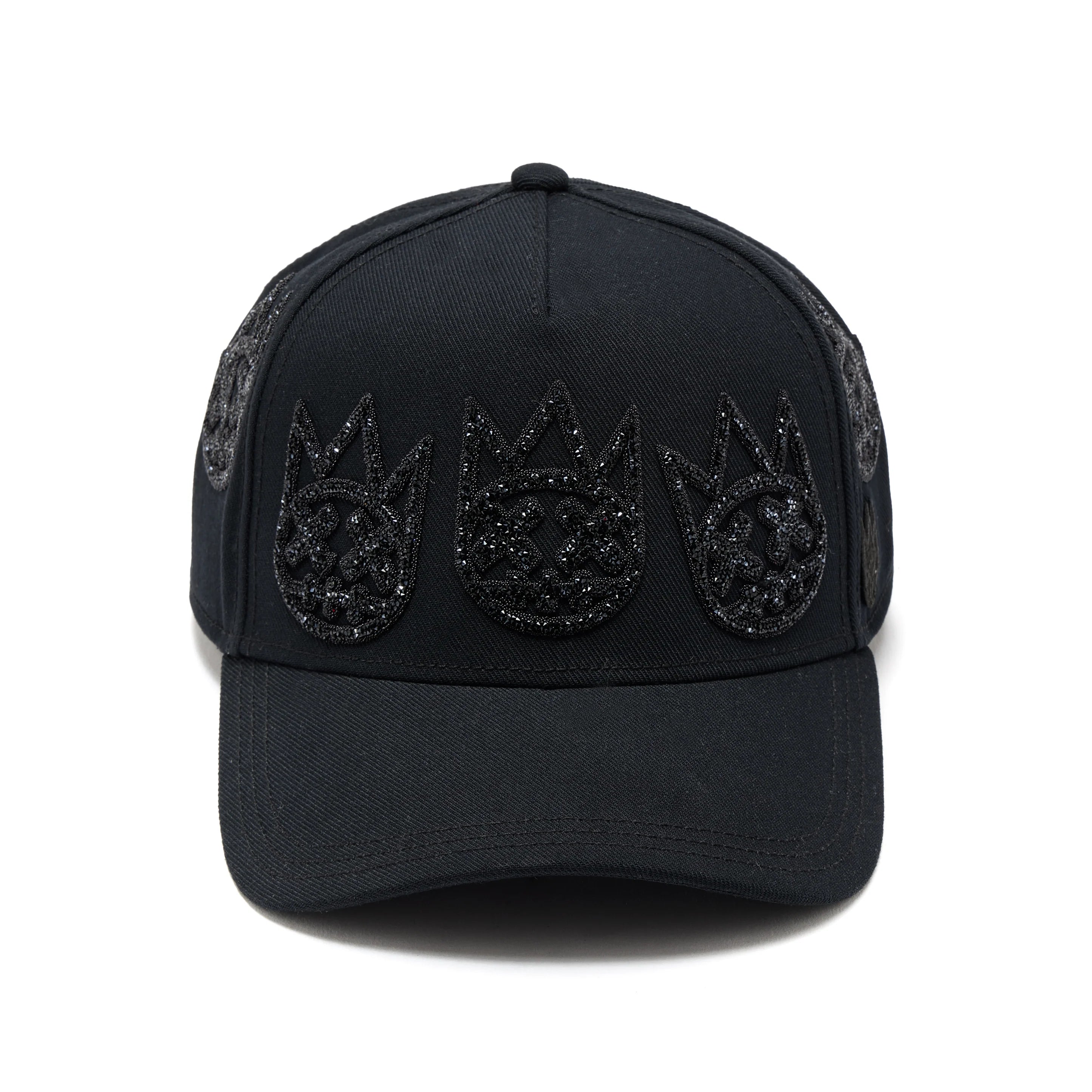 Cult of Individuality X El Alfa Multi Crystal Logo A Frame Hat Black/Black