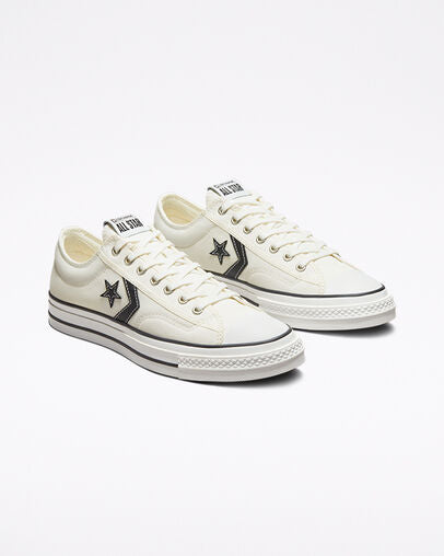 Unisex Converse Star Player 76 Premium Canvas Shoes Vintage White