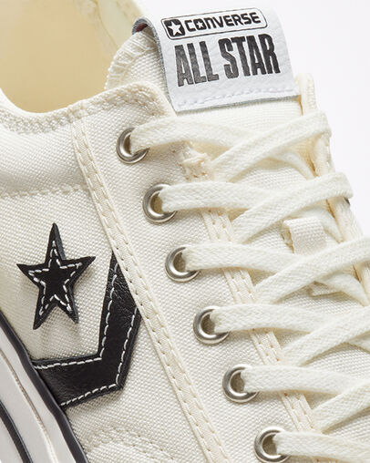 Unisex Converse Star Player 76 Premium Canvas Shoes Vintage White
