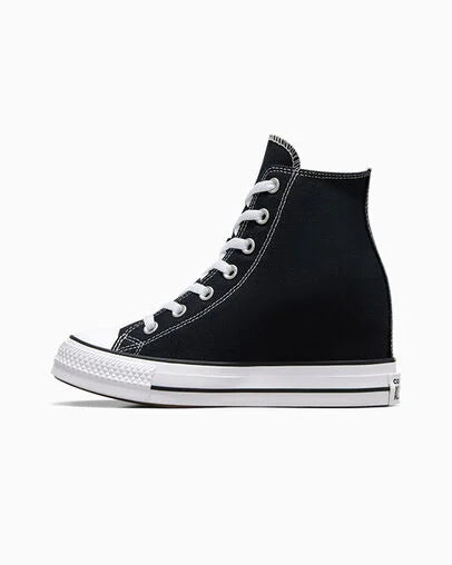 Women's Converse Chuck Taylor All Star Wedge Platform Shoes Black