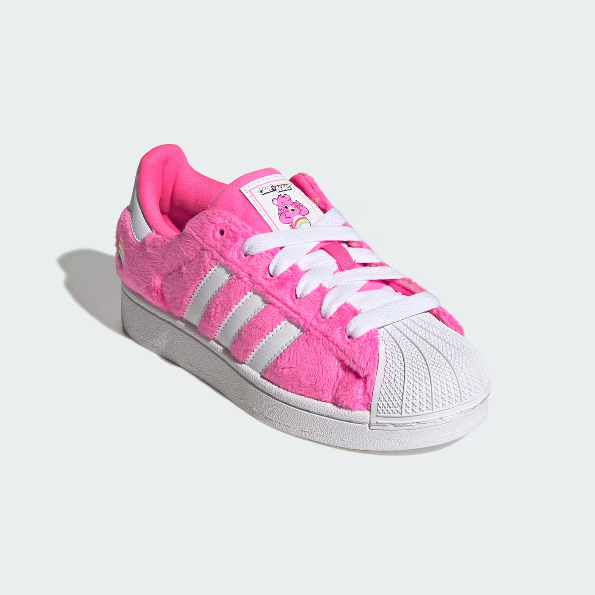 Big Kids adidas Originals X Care Bears Superstar II Shoes Lucid Pink
