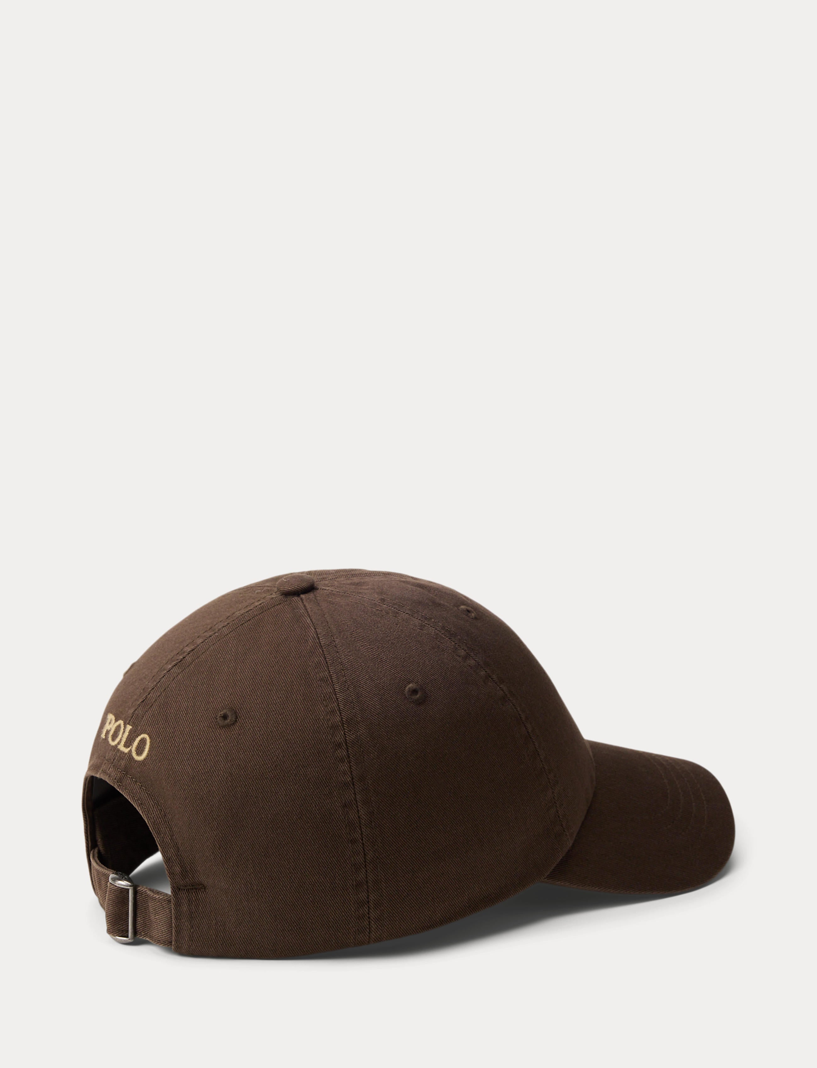 Men's Polo Ralph Lauren Iconic Cotton Chino Ball Cap Nutmeg Brown