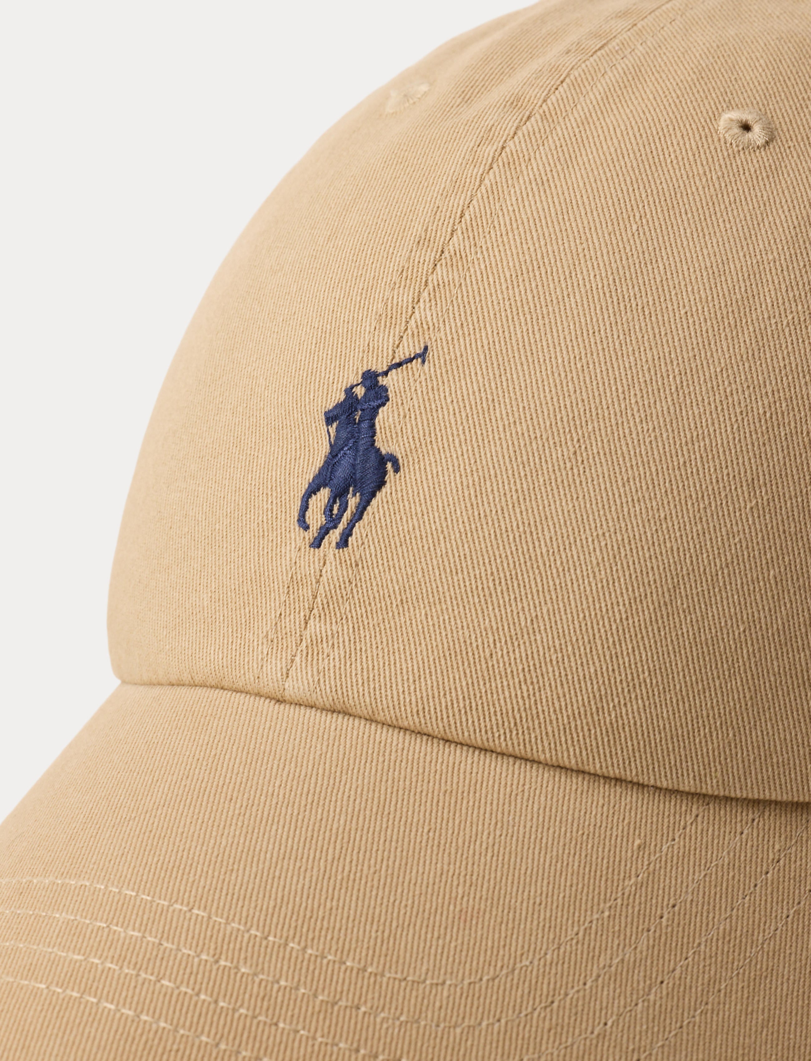 Men's Polo Ralph Lauren Iconic Cotton Chino Ball Cap Vintage Khaki