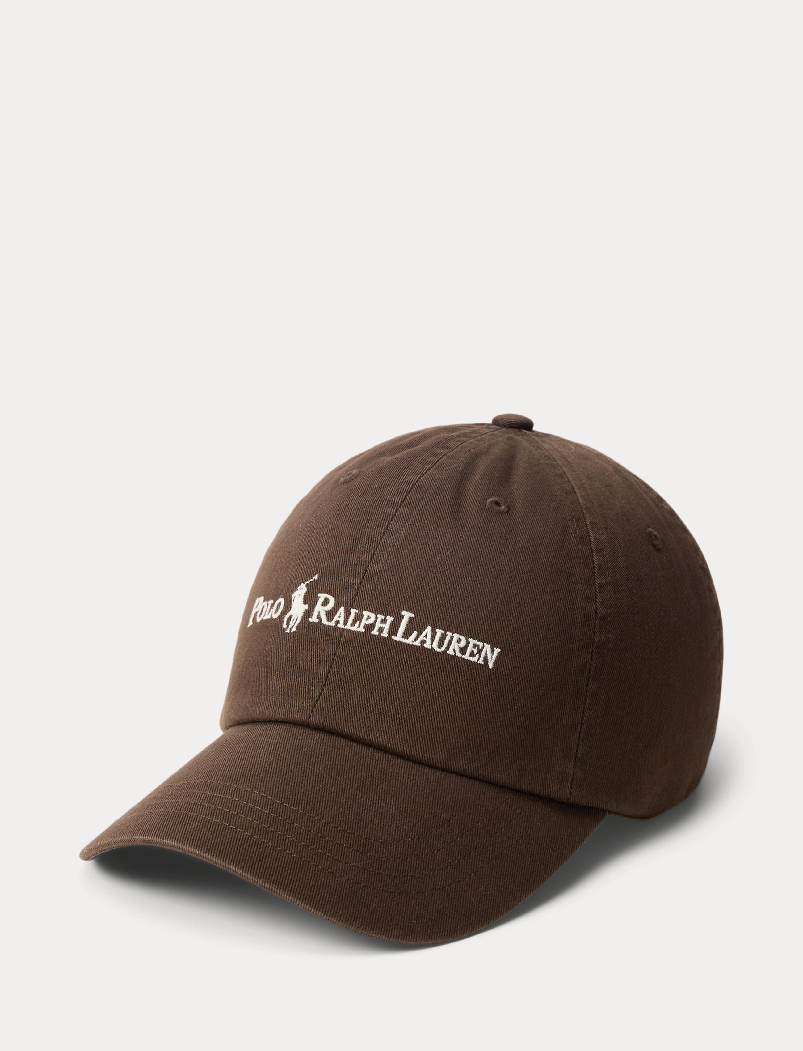 Men's Polo Ralph Lauren Cotton Twill Ball Cap Guide Nutmeg Brown