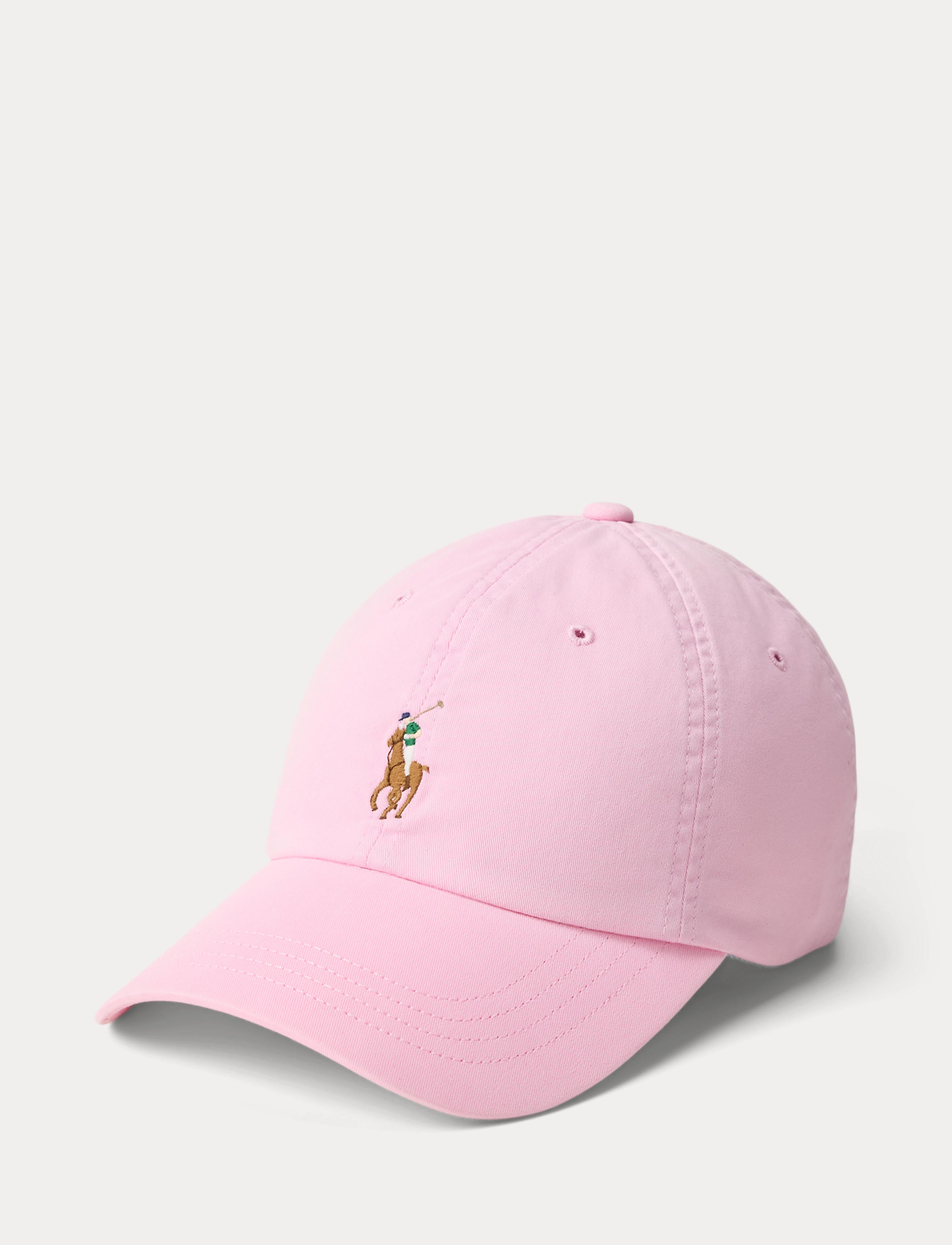 Men's Polo Ralph Lauren Stretch-Cotton Twill Ball Cap Carmel Pink