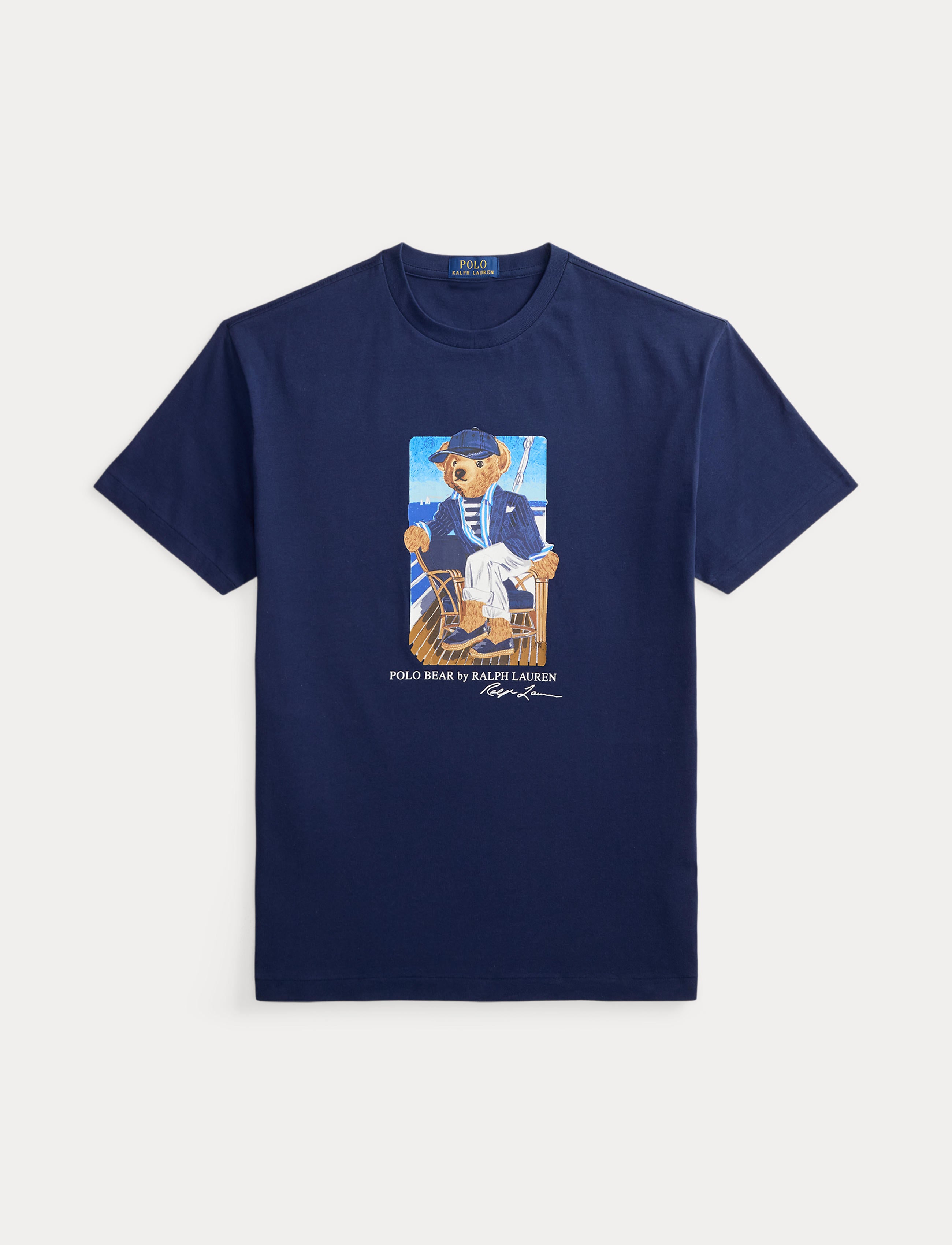 Men's Polo Ralph Lauren Polo Bear Jersey T-Shirt Newport Bear