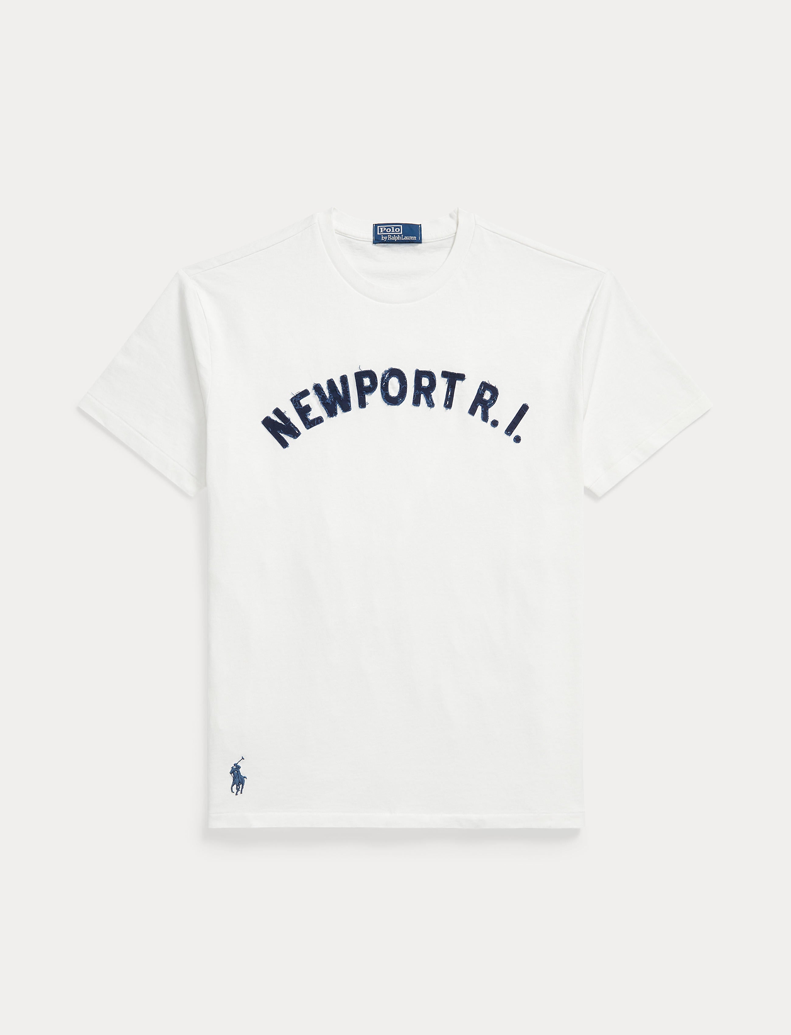 Men's Polo Ralph Lauren Classic Fit Jersey Graphic T-Shirt White
